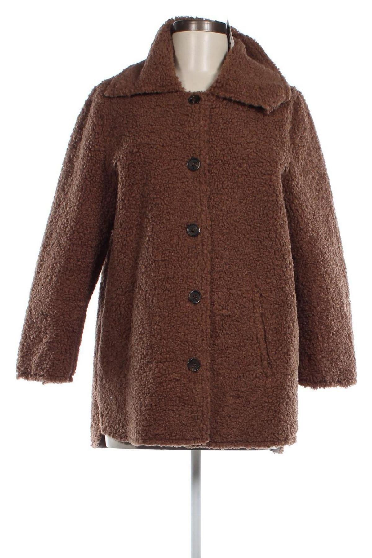 Γυναικείο παλτό Strandfein, Μέγεθος M, Χρώμα Καφέ, Τιμή 16,89 €