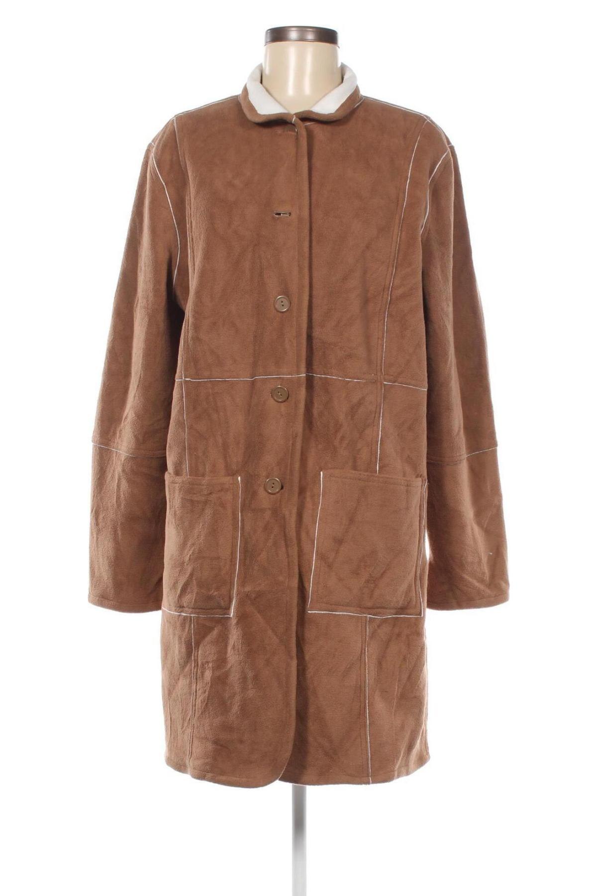 Γυναικείο παλτό Susan Graver, Μέγεθος M, Χρώμα  Μπέζ, Τιμή 7,28 €