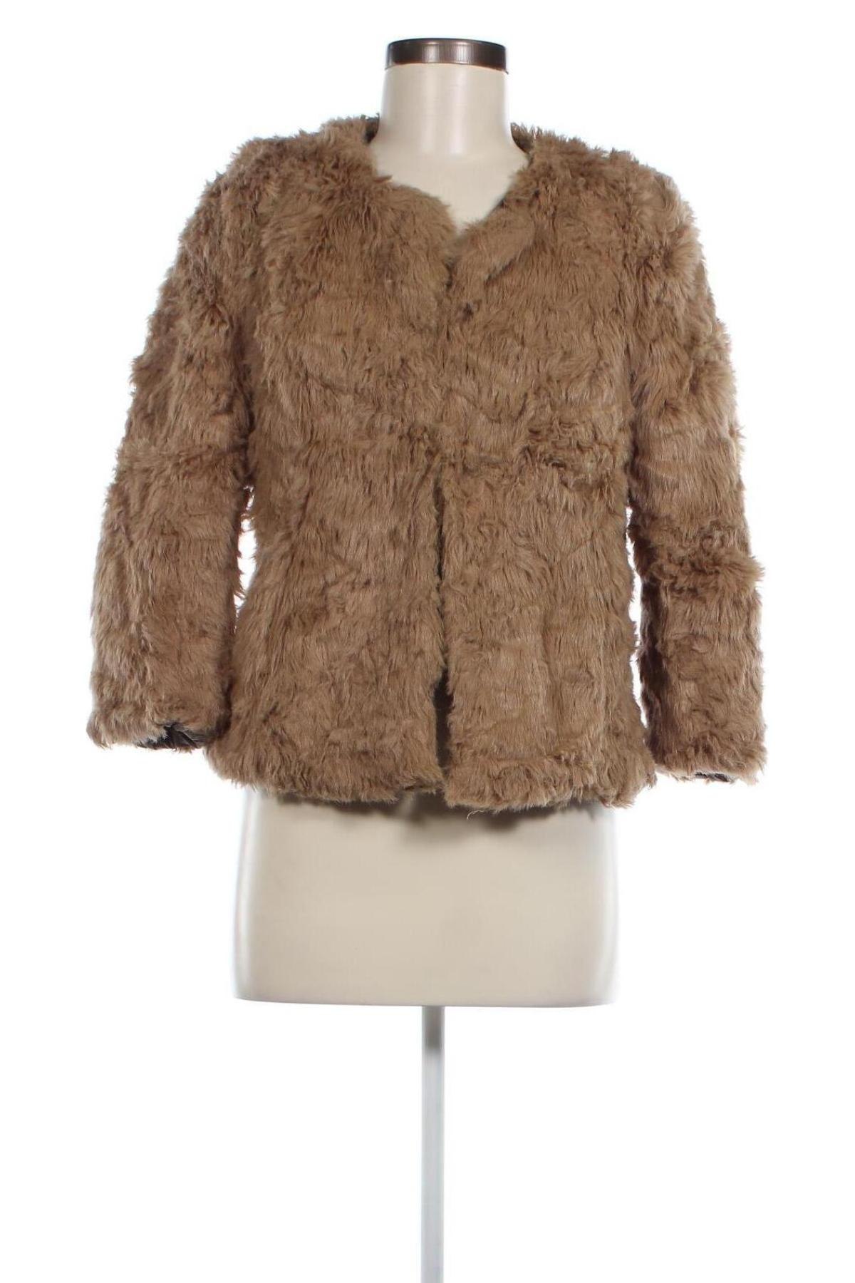 Γυναικείο παλτό Zara Trafaluc, Μέγεθος M, Χρώμα  Μπέζ, Τιμή 5,76 €