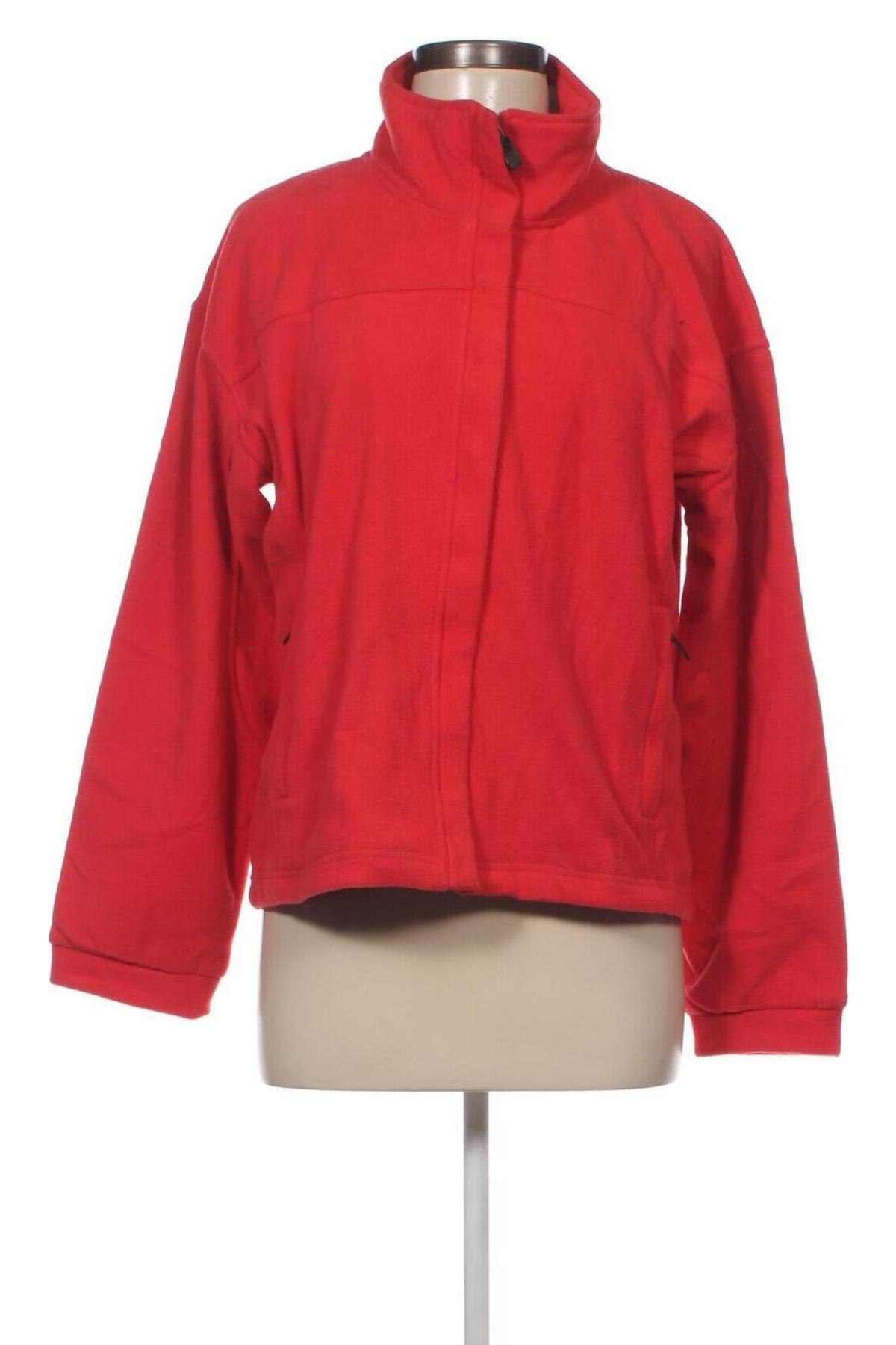 Damen Fleece Oberteil , Größe L, Farbe Rot, Preis € 4,89