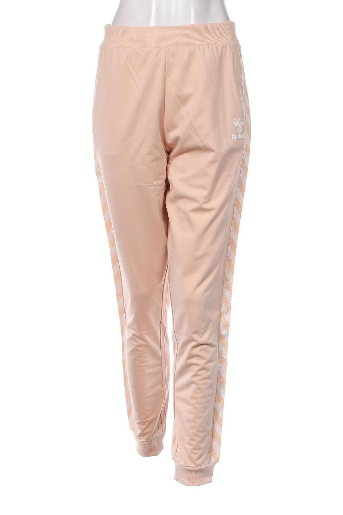 Γυναικείο αθλητικό παντελόνι Hummel, Μέγεθος M, Χρώμα Πορτοκαλί, Τιμή 9,57 €