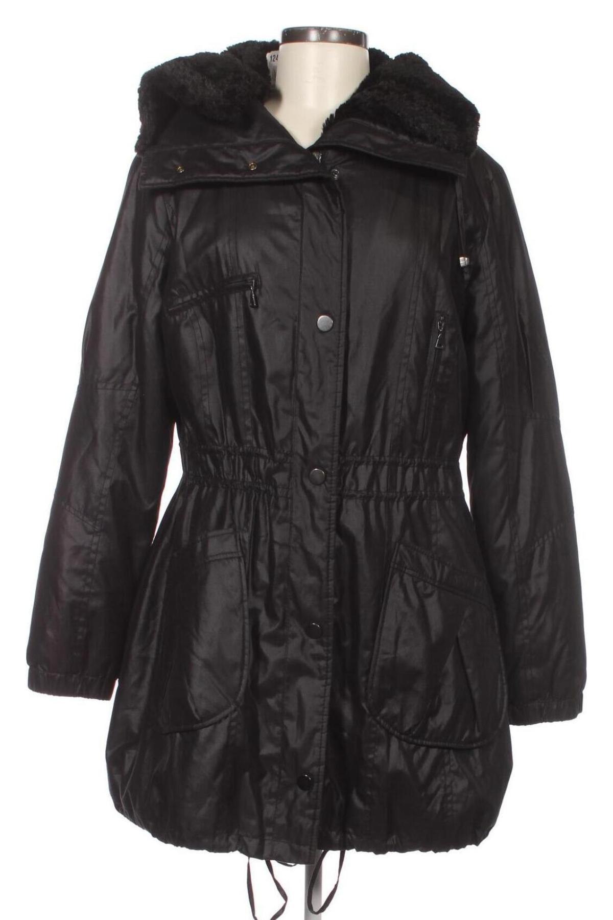 Γυναικείο μπουφάν Gelco, Μέγεθος L, Χρώμα Μαύρο, Τιμή 29,68 €