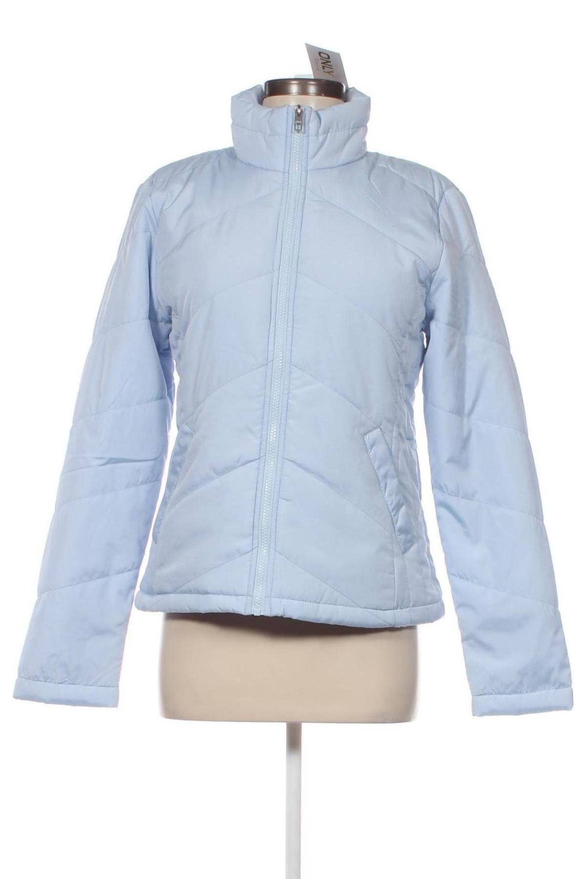Γυναικείο μπουφάν ONLY, Μέγεθος S, Χρώμα Μπλέ, Τιμή 15,64 €