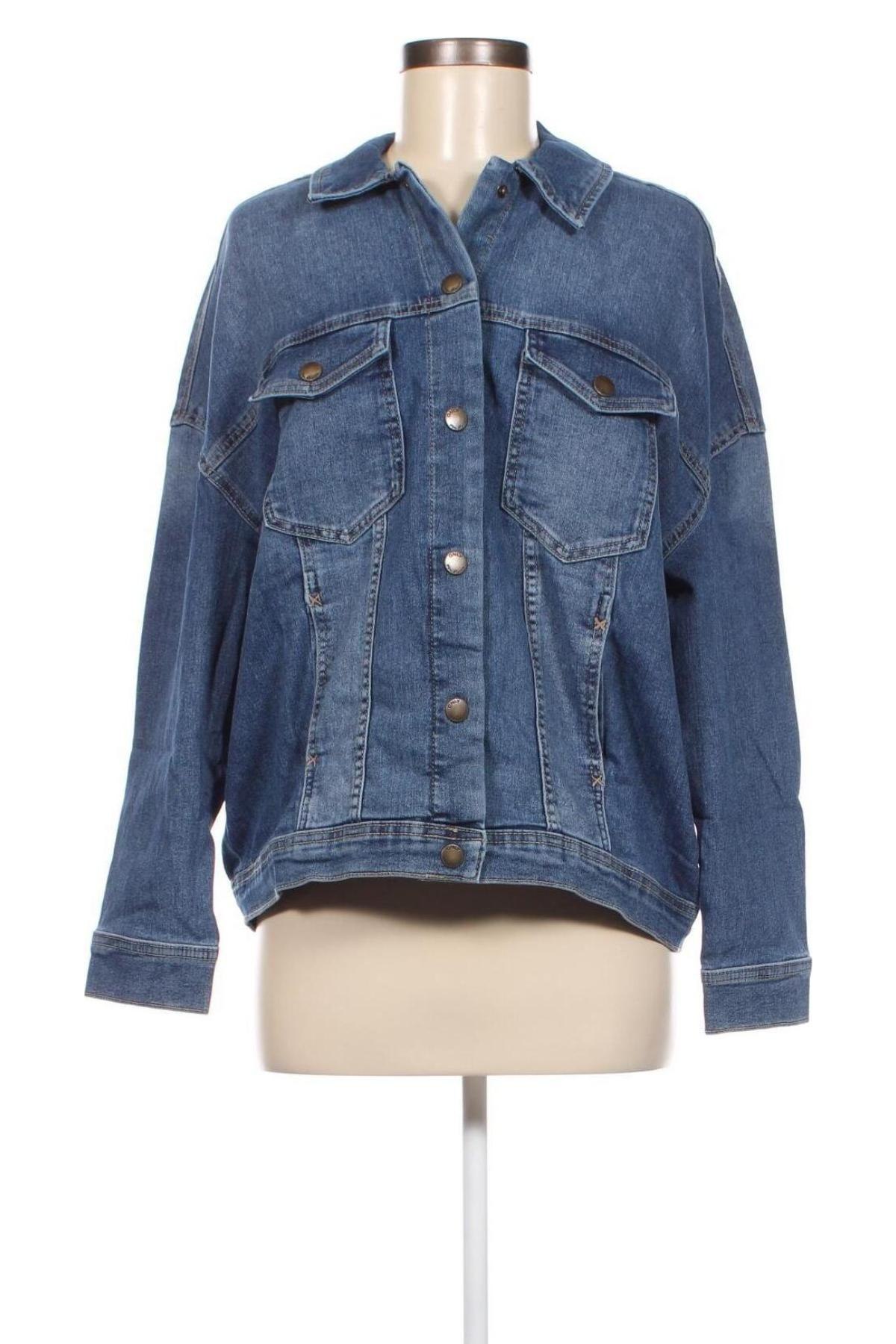Γυναικείο μπουφάν ONLY, Μέγεθος M, Χρώμα Μπλέ, Τιμή 18,93 €