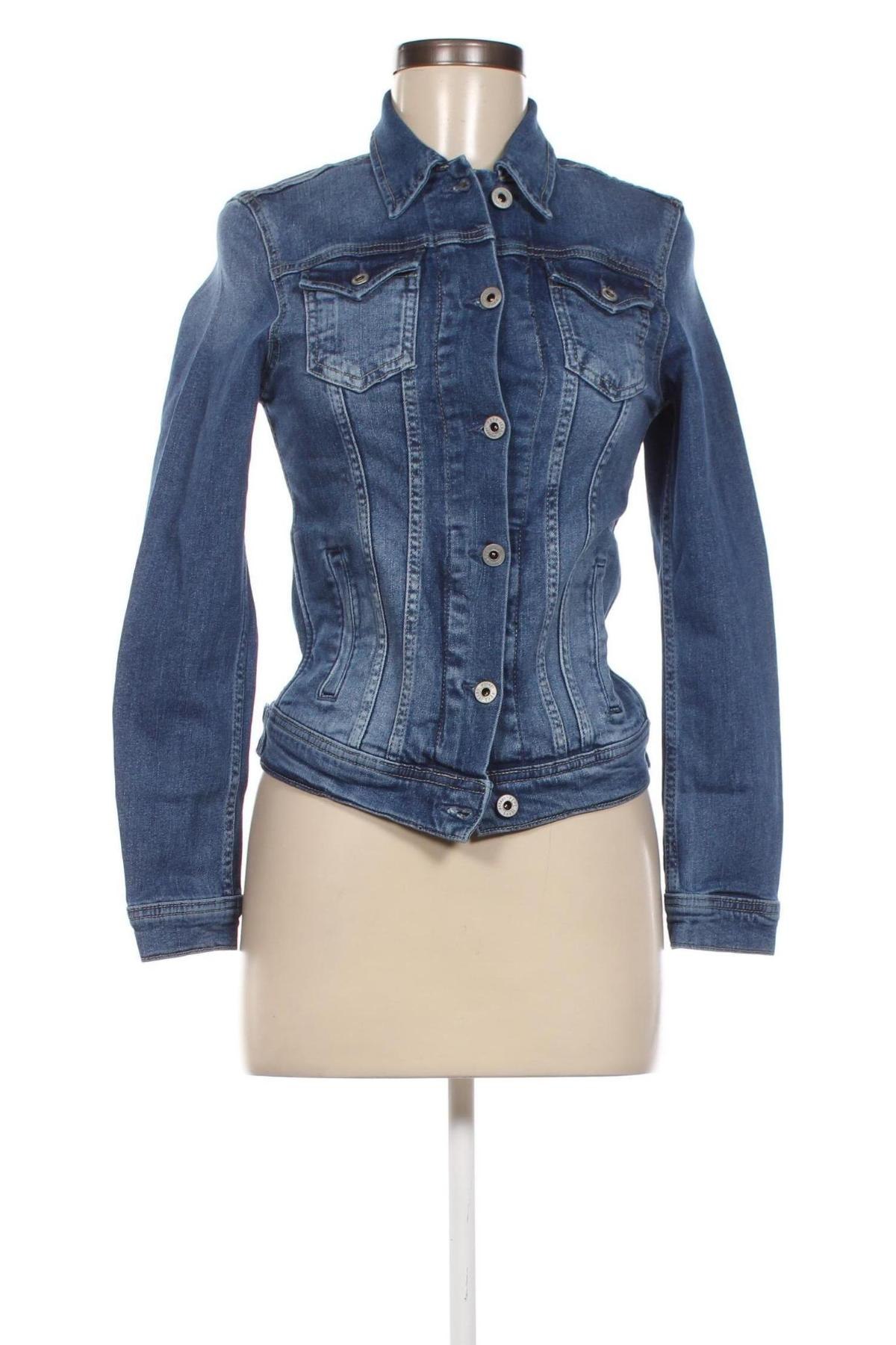 Γυναικείο μπουφάν Pepe Jeans, Μέγεθος S, Χρώμα Μπλέ, Τιμή 43,09 €