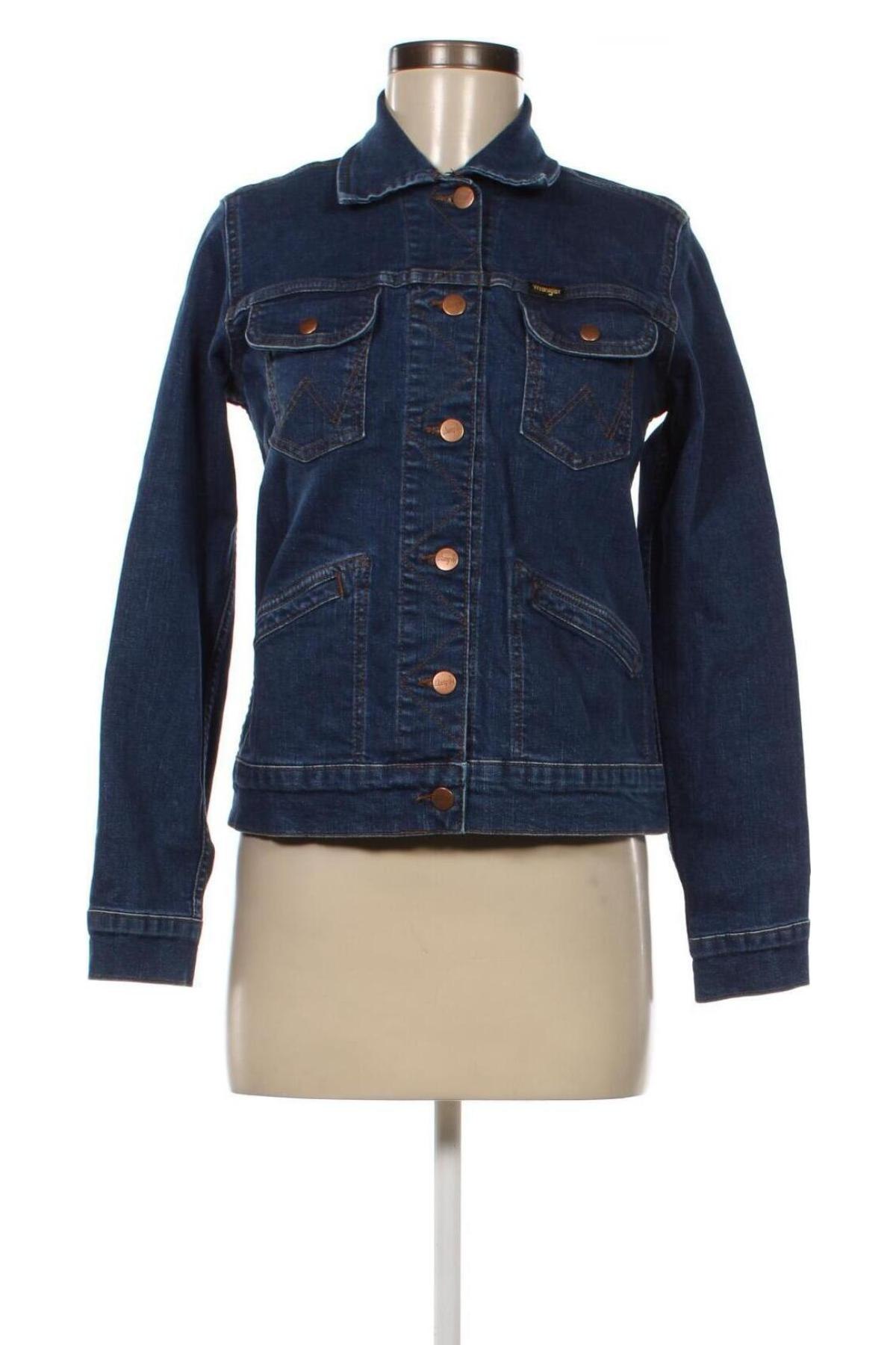 Γυναικείο μπουφάν Wrangler, Μέγεθος XS, Χρώμα Μπλέ, Τιμή 22,53 €