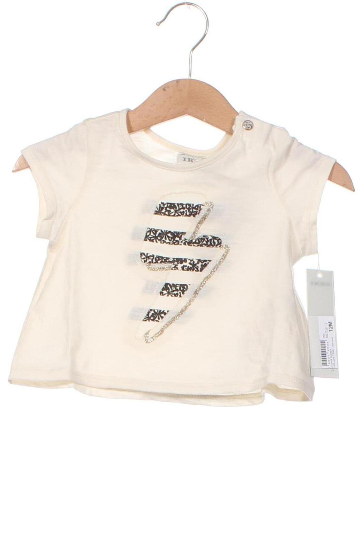 Kinder Shirt IKKS, Größe 6-9m/ 68-74 cm, Farbe Ecru, Preis 13,03 €
