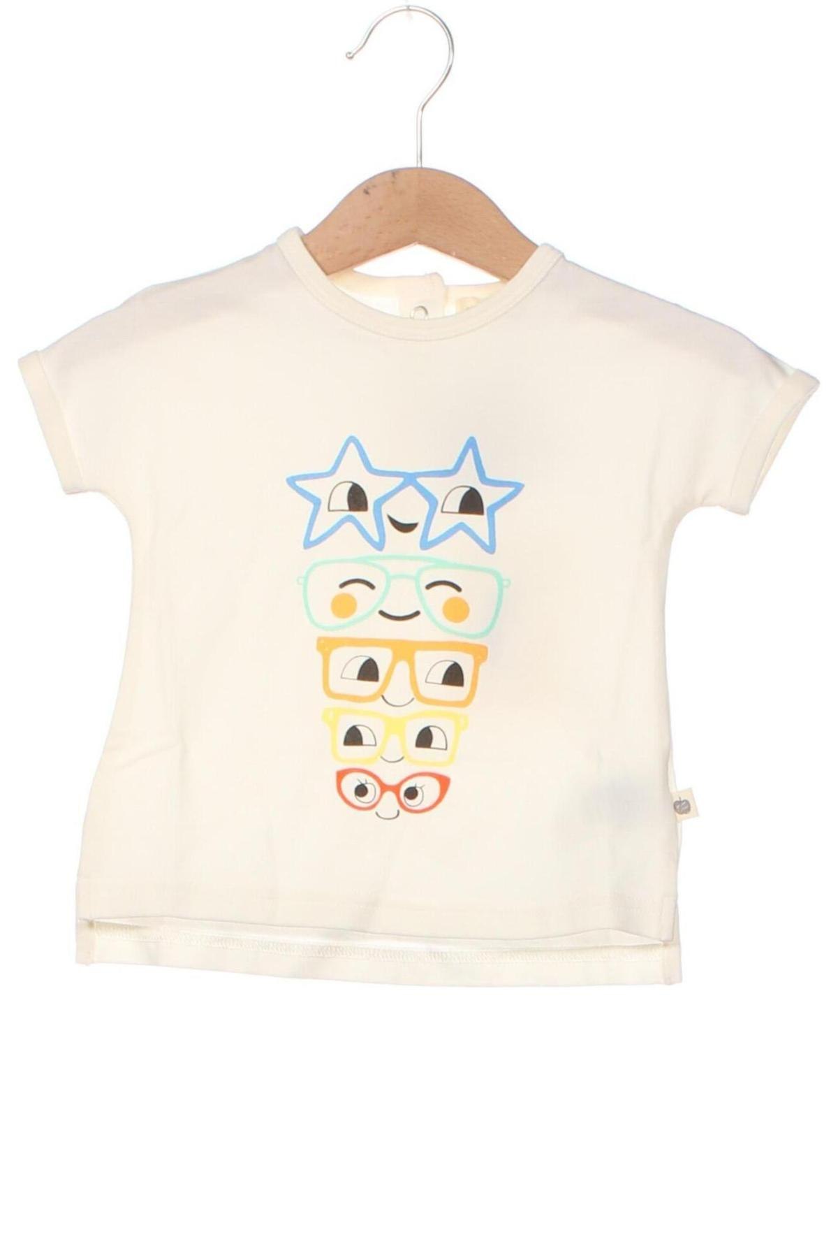 Детска блуза The bonnie mob, Размер 1-2m/ 50-56 см, Цвят Екрю, Цена 7,92 лв.