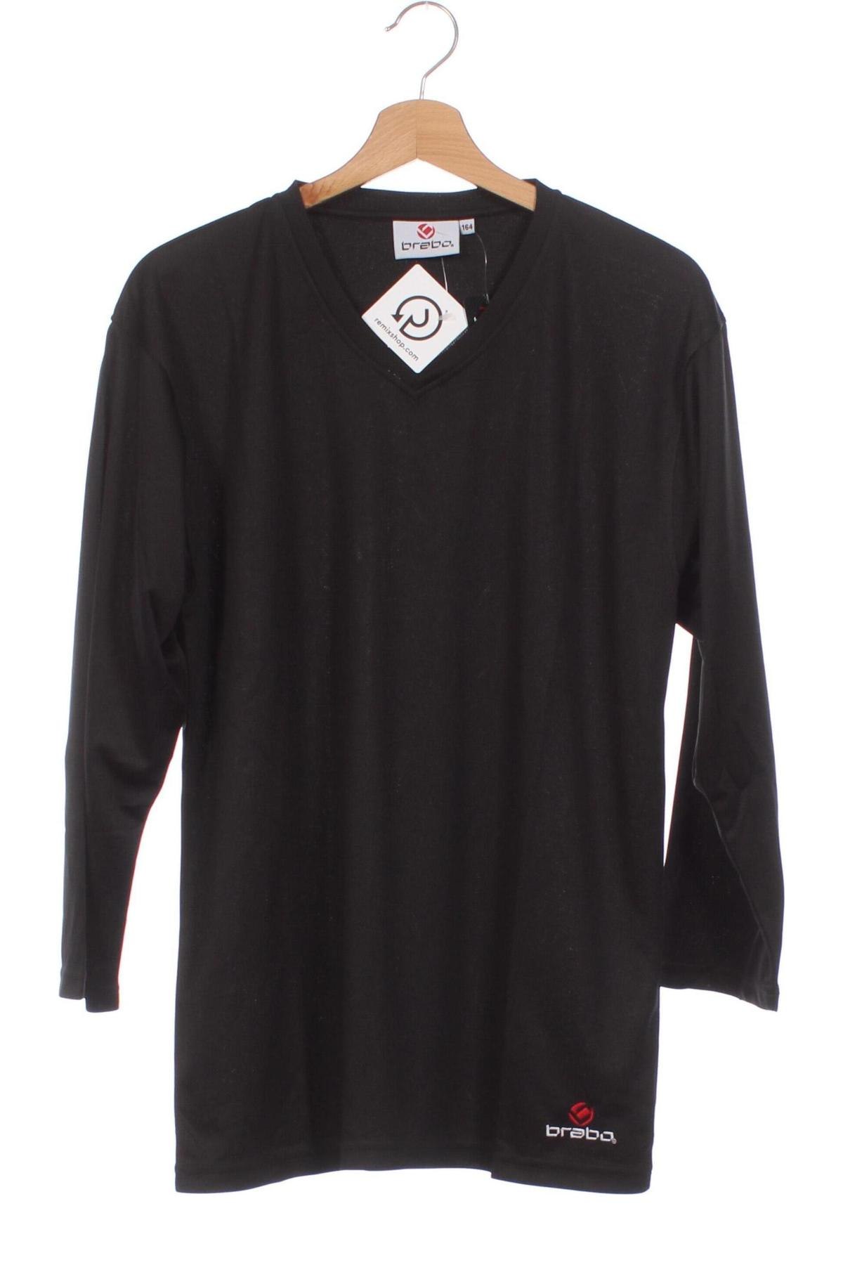 Детска спортна блуза, Размер 12-13y/ 158-164 см, Цвят Черен, Цена 4,68 лв.