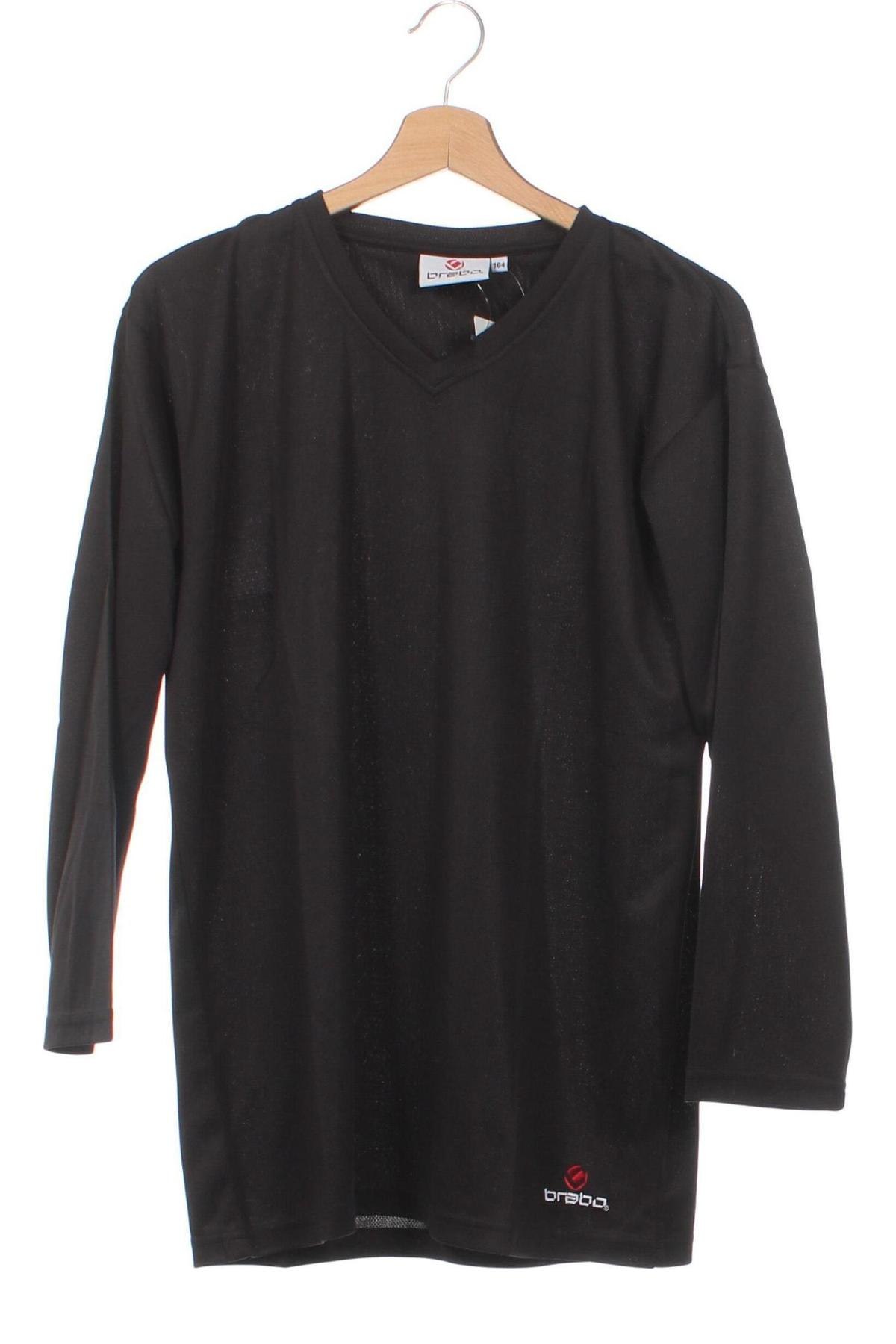 Детска спортна блуза Brabo, Размер 13-14y/ 164-168 см, Цвят Черен, Цена 6,63 лв.