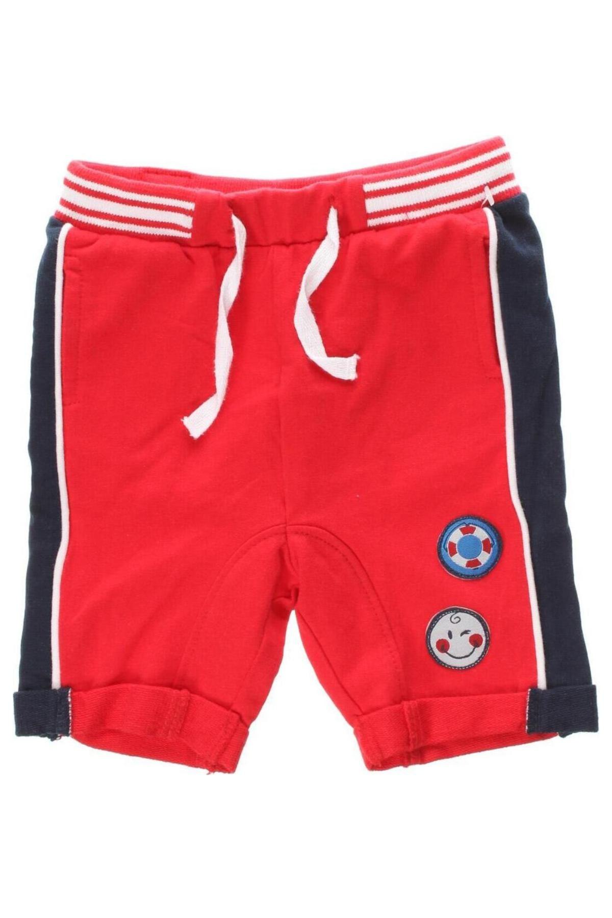 Detské krátke nohavice  Smiley, Veľkosť 3-6m/ 62-68 cm, Farba Červená, Cena  5,08 €