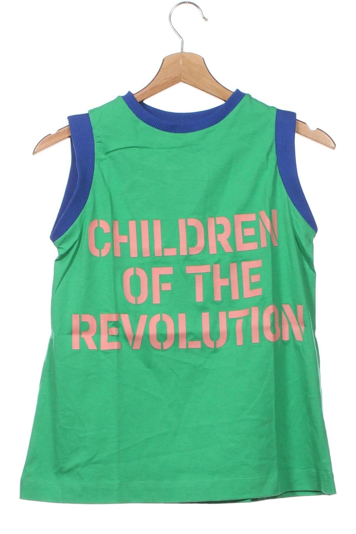 Μπλουζάκι αμάνικο παιδικό, Μέγεθος 9-10y/ 140-146 εκ., Χρώμα Πράσινο, Τιμή 3,71 €