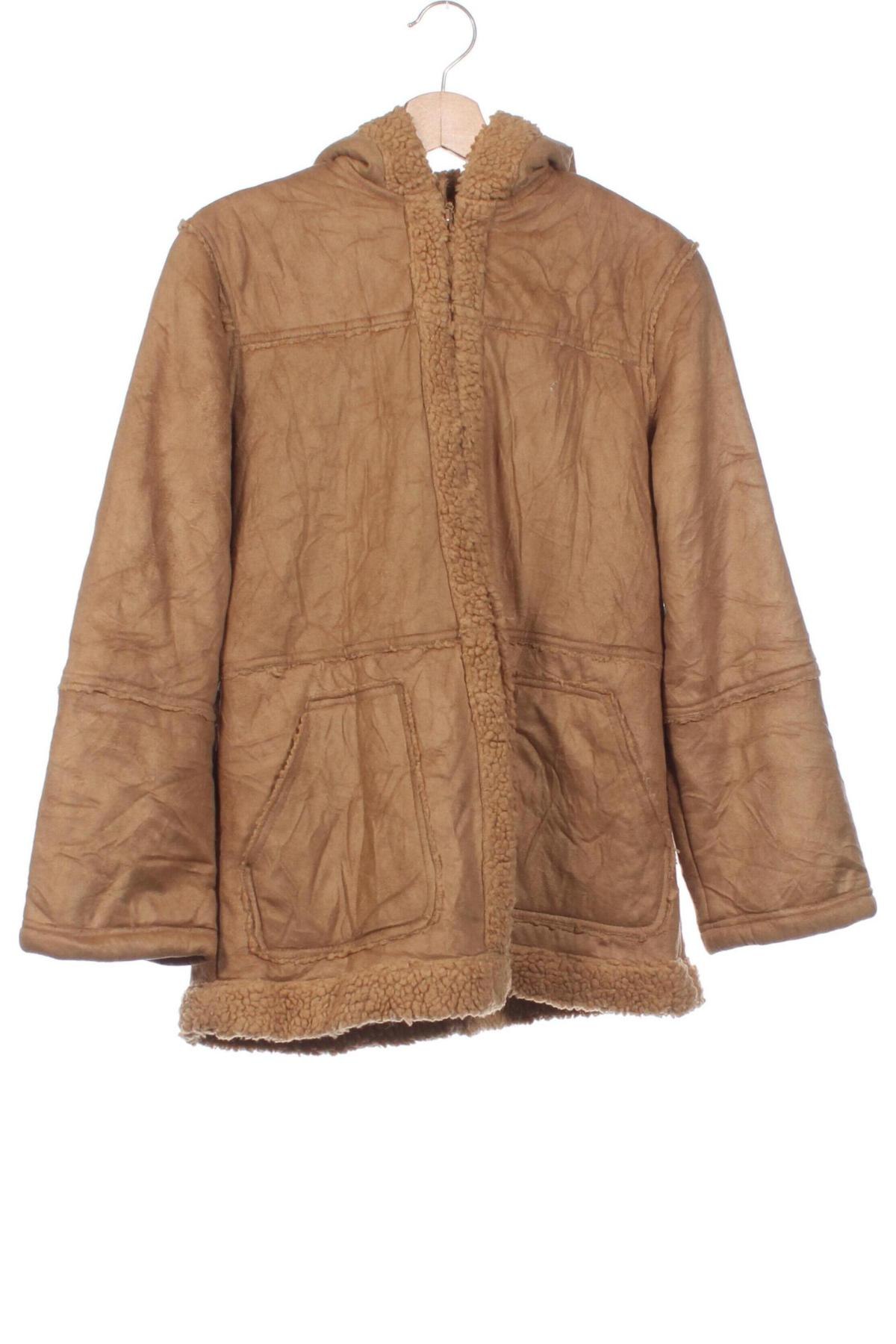 Детско палто Pocopiano, Размер 13-14y/ 164-168 см, Цвят Бежов, Цена 11,04 лв.