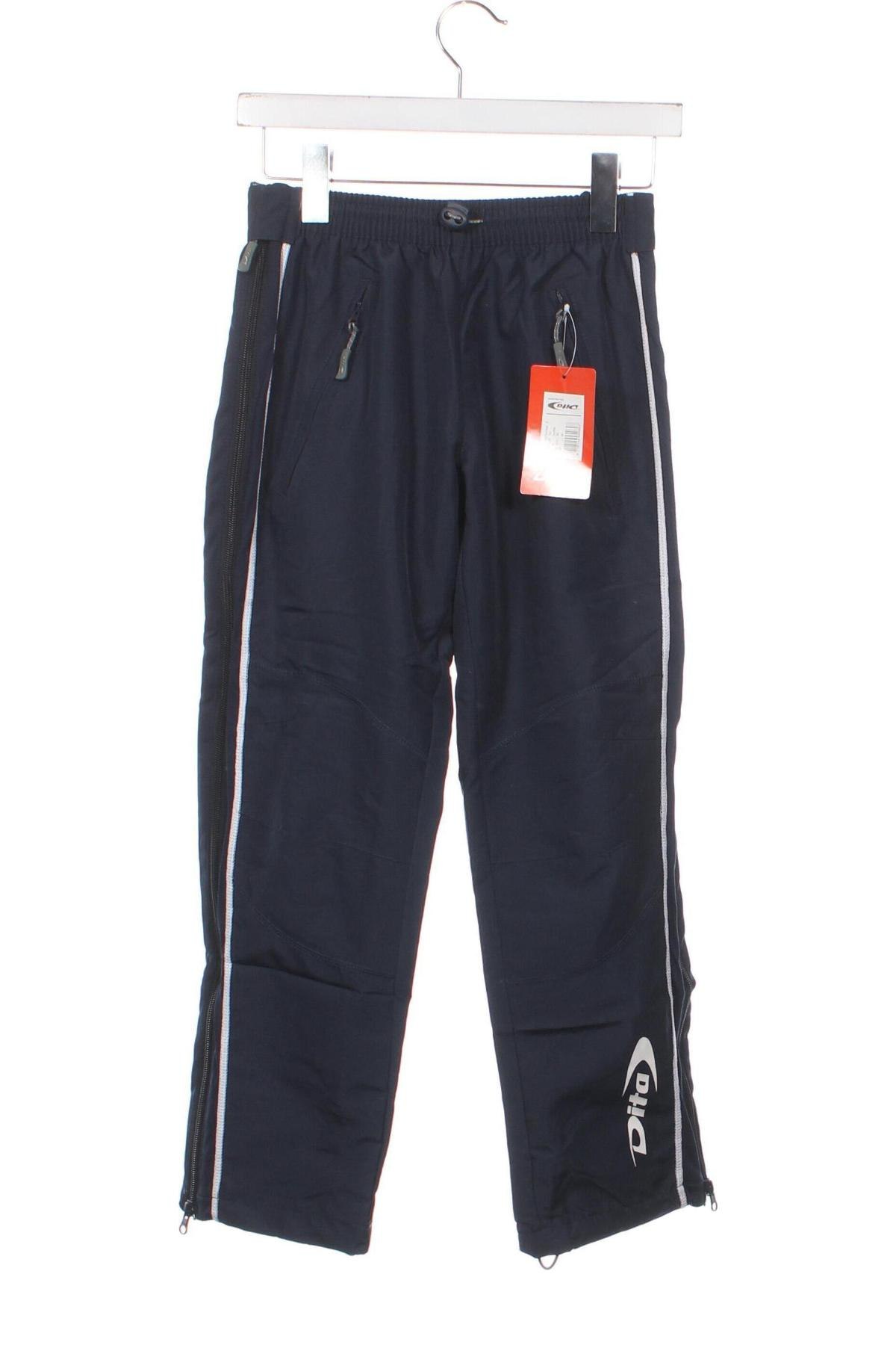 Pantaloni de trening, pentru copii Dita, Mărime 9-10y/ 140-146 cm, Culoare Albastru, Preț 28,74 Lei