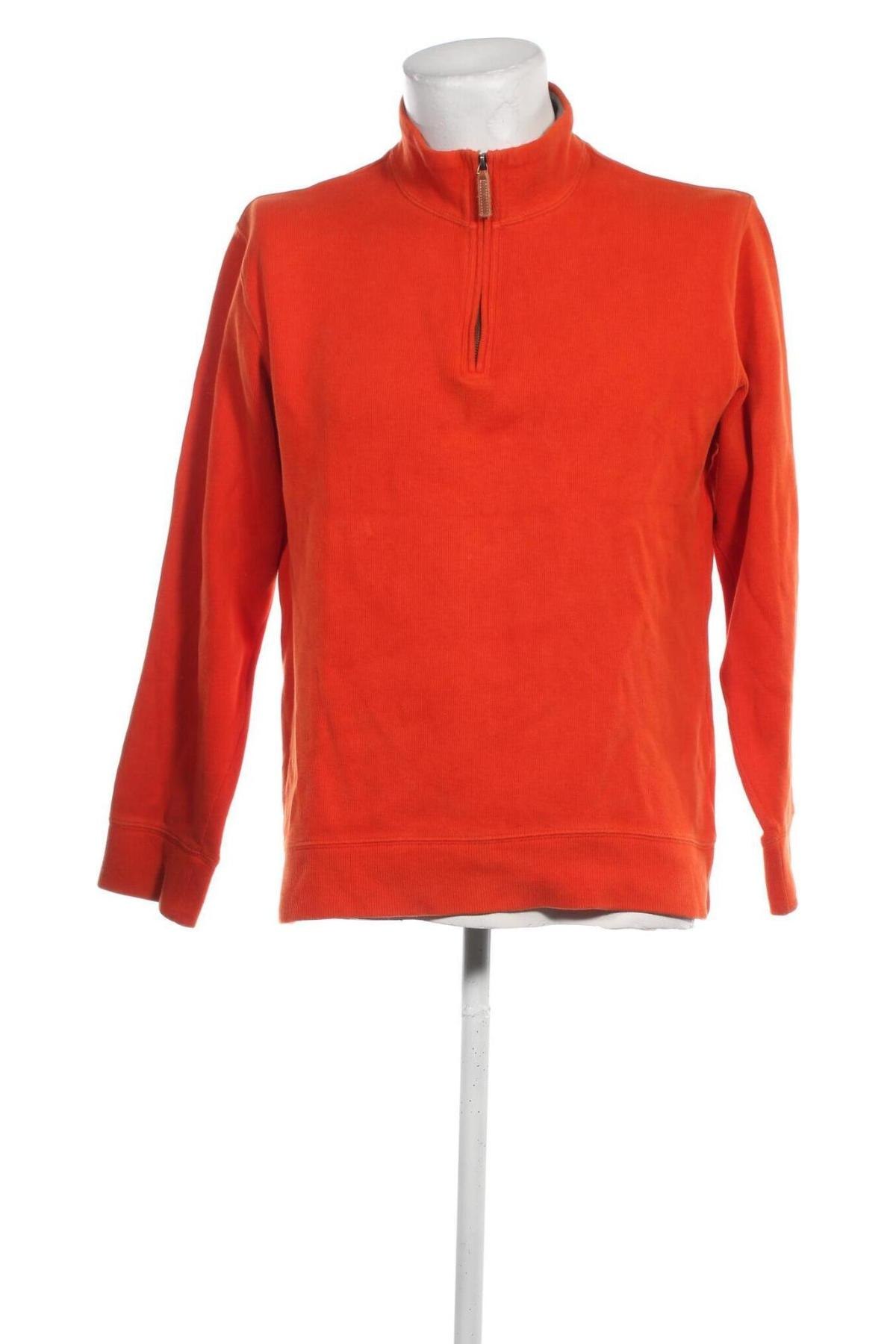 Herren Shirt Land's End, Größe M, Farbe Orange, Preis 3,90 €