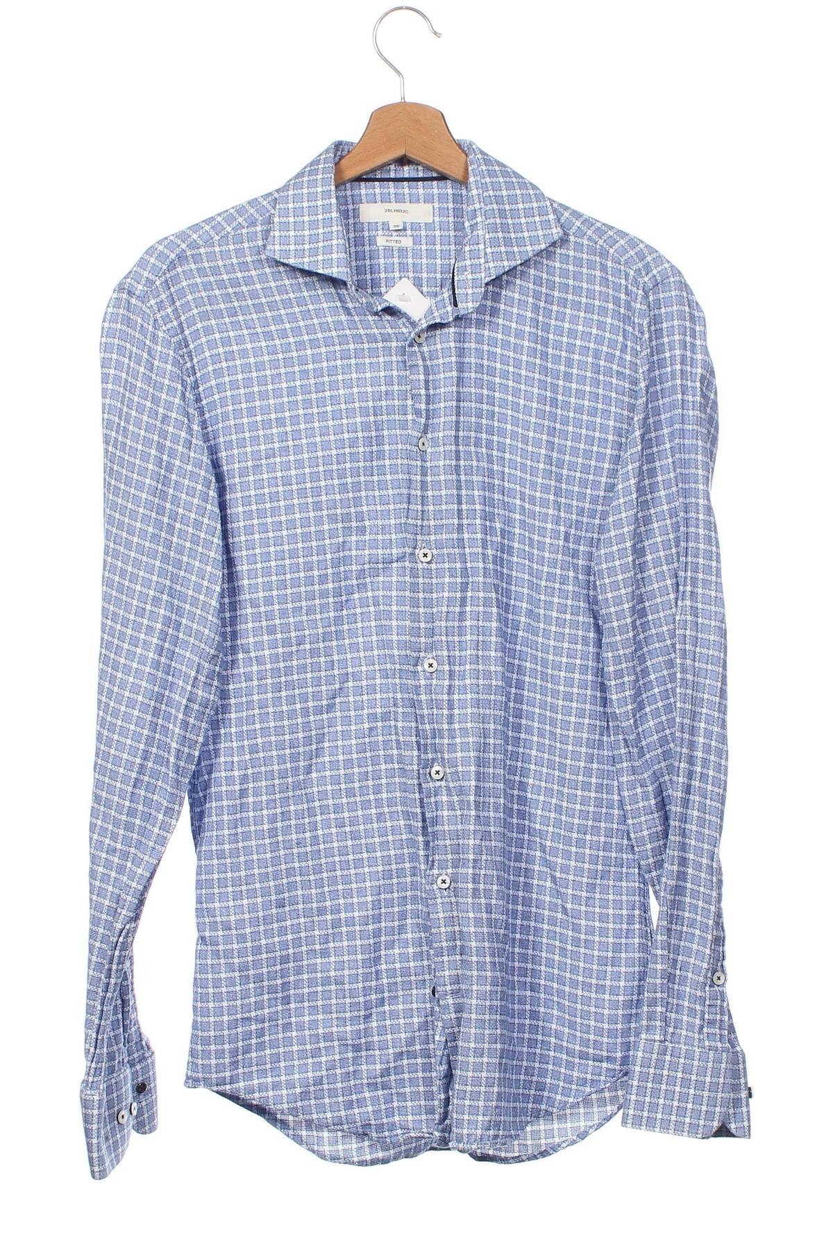 Ανδρικό πουκάμισο 2blind2c, Μέγεθος S, Χρώμα Μπλέ, Τιμή 4,82 €