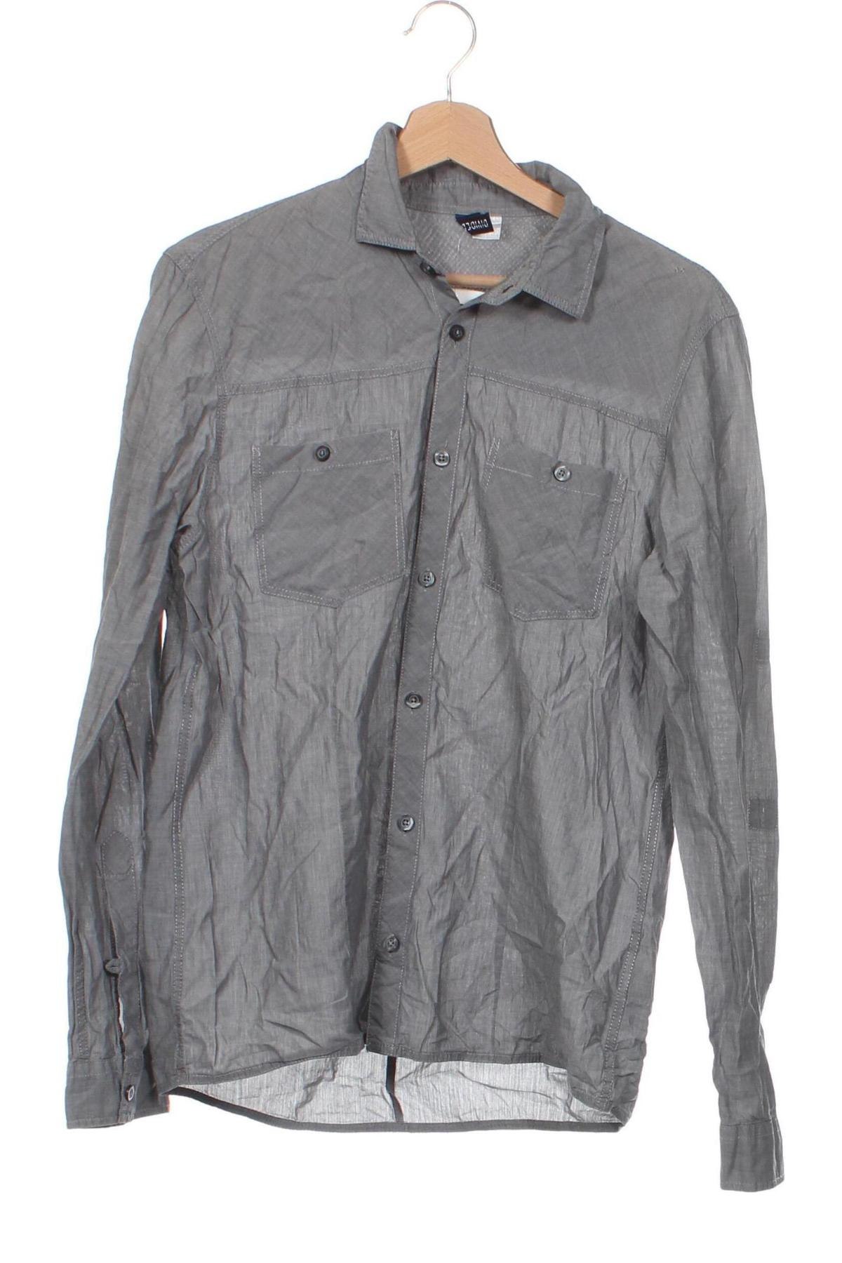 Herrenhemd H&M Divided, Größe S, Farbe Grau, Preis 2,42 €