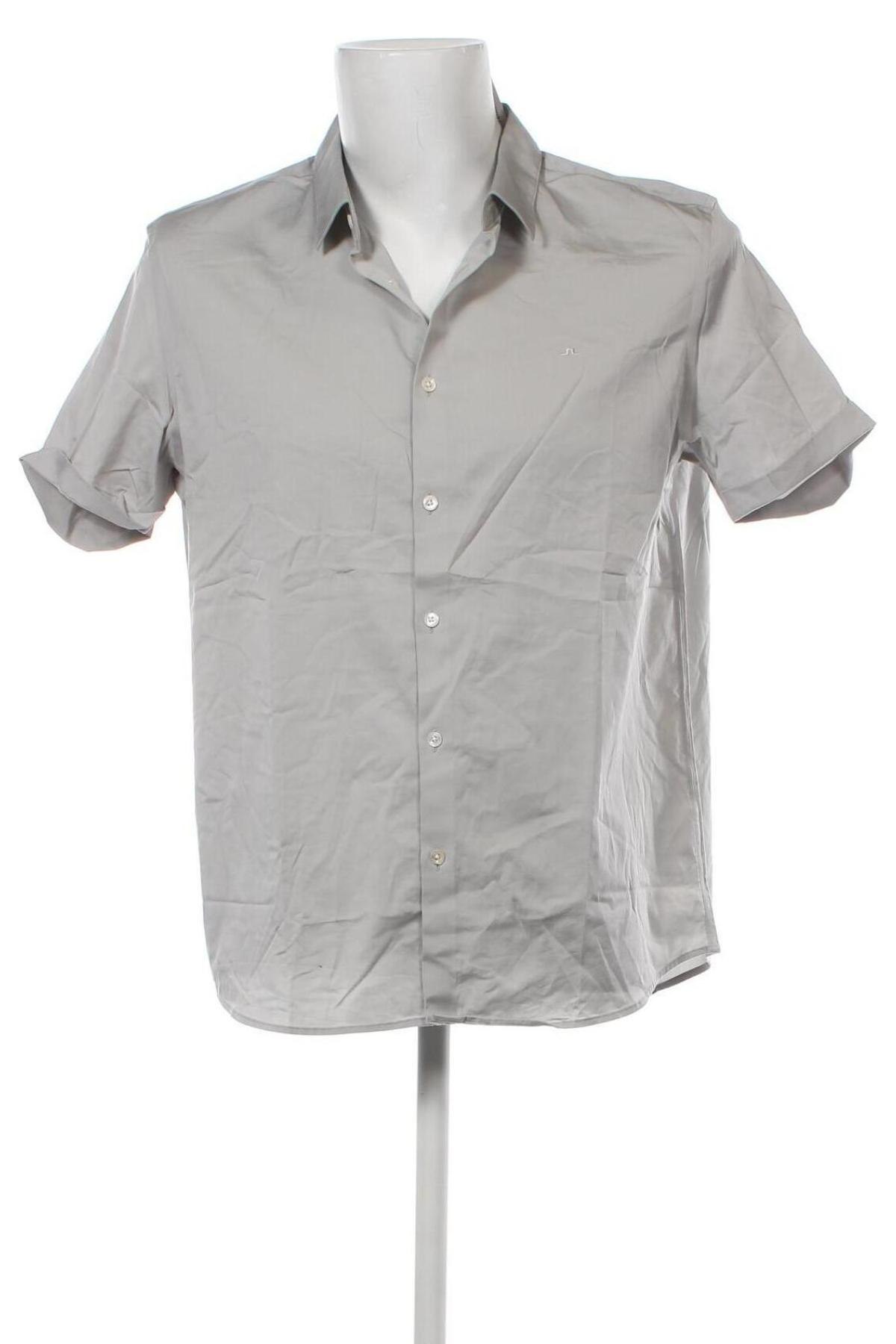 Мъжка риза J.Lindeberg, Размер XL, Цвят Сив, Цена 62,56 лв.