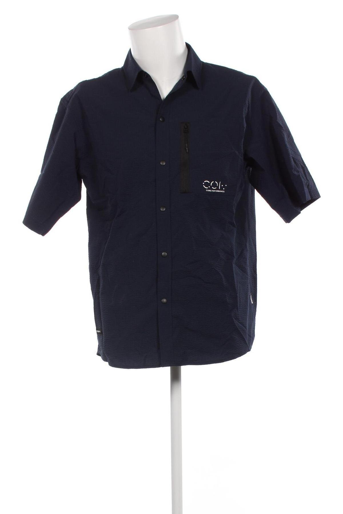 Мъжка риза Jack & Jones, Размер M, Цвят Син, Цена 68,00 лв.