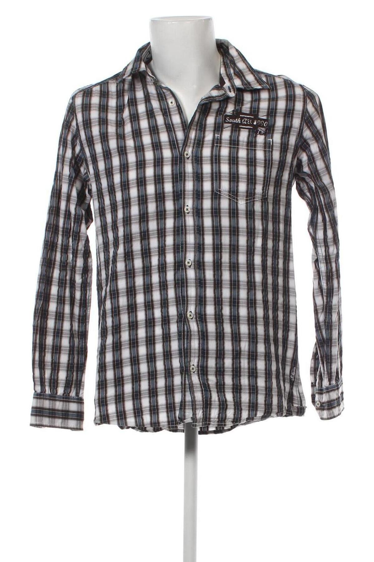Ανδρικό πουκάμισο S.Oliver, Μέγεθος S, Χρώμα Πολύχρωμο, Τιμή 14,85 €