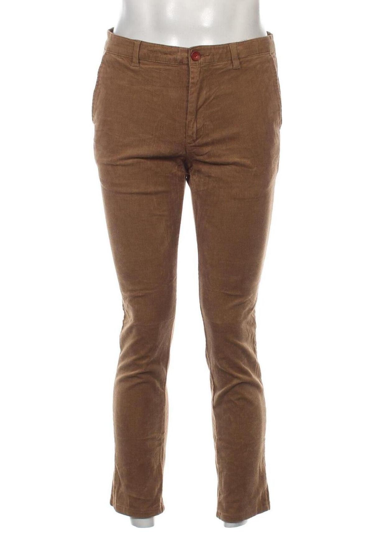 Pantaloni raiați de bărbați, Mărime M, Culoare Bej, Preț 19,08 Lei