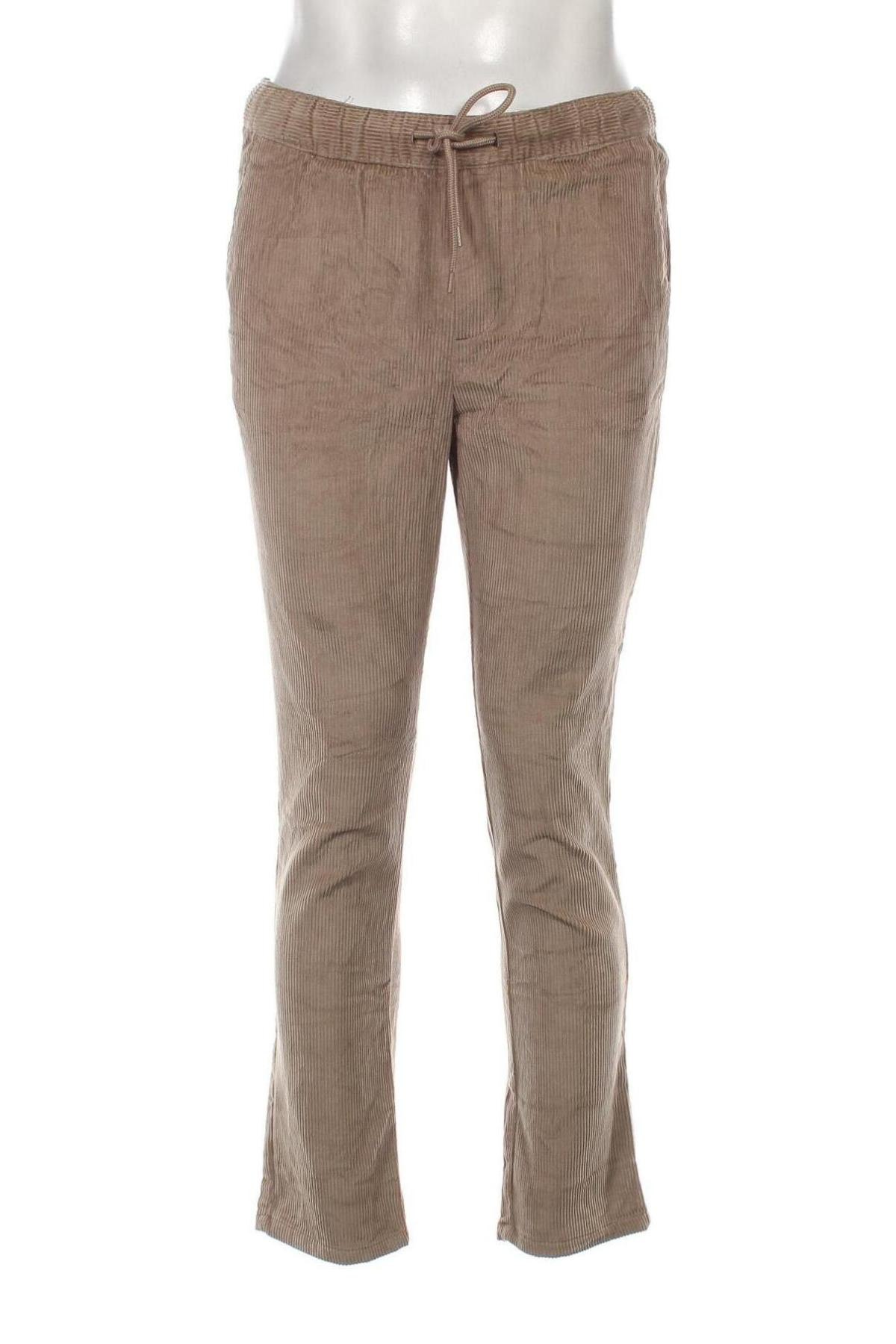 Pantaloni raiați de bărbați ASOS, Mărime S, Culoare Bej, Preț 17,17 Lei