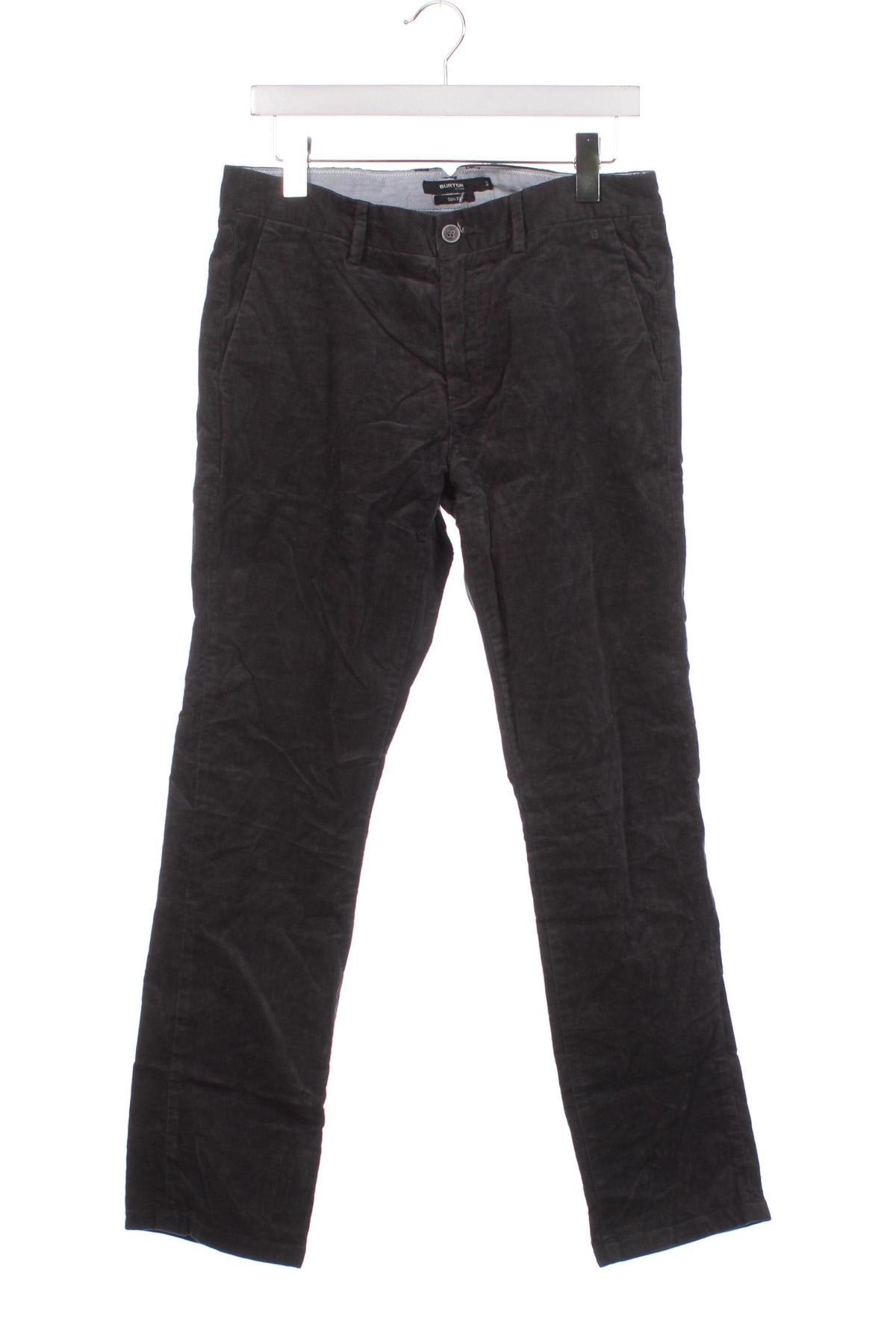 Pantaloni raiați de bărbați Burton of London, Mărime S, Culoare Gri, Preț 14,31 Lei