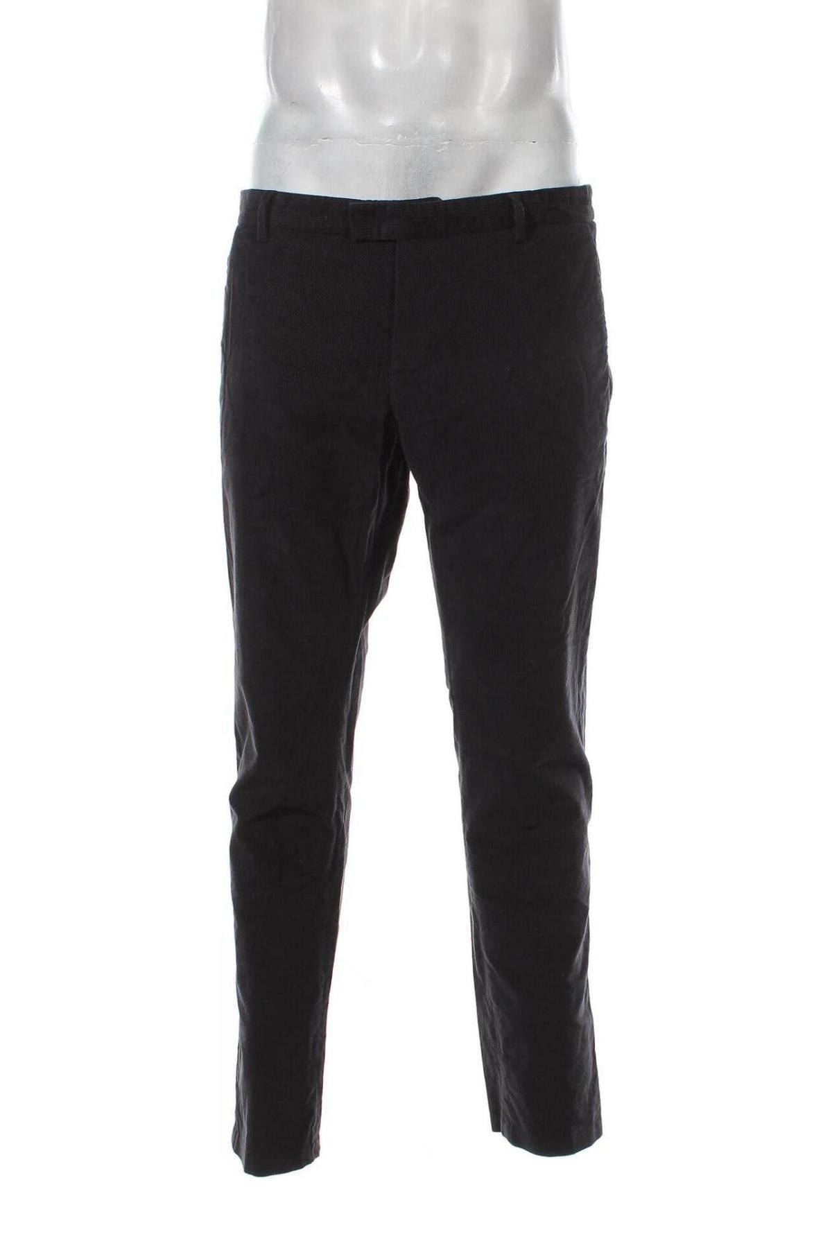 Ανδρικό κοτλέ παντελόνι David Naman, Μέγεθος L, Χρώμα Μπλέ, Τιμή 5,05 €