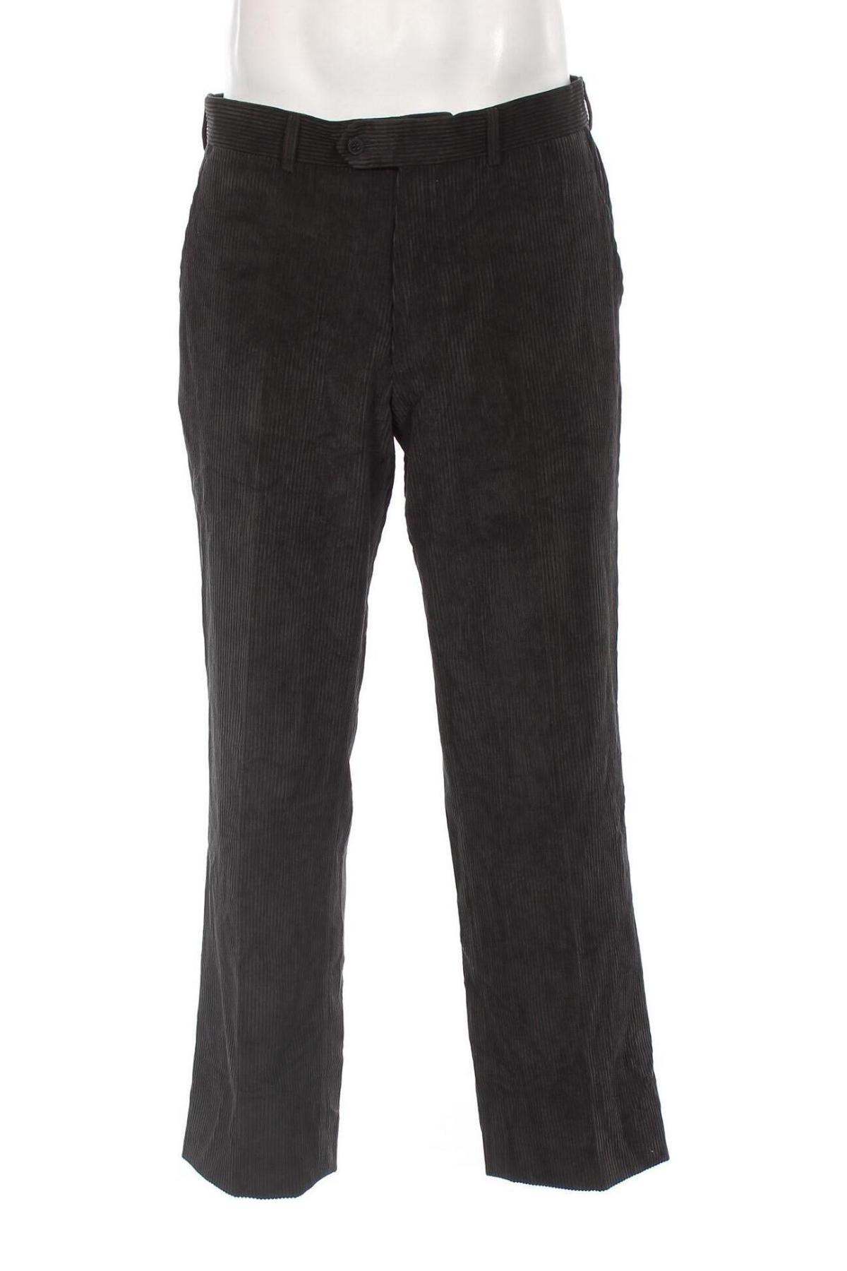 Ανδρικό κοτλέ παντελόνι Easy Wear, Μέγεθος L, Χρώμα Γκρί, Τιμή 3,95 €