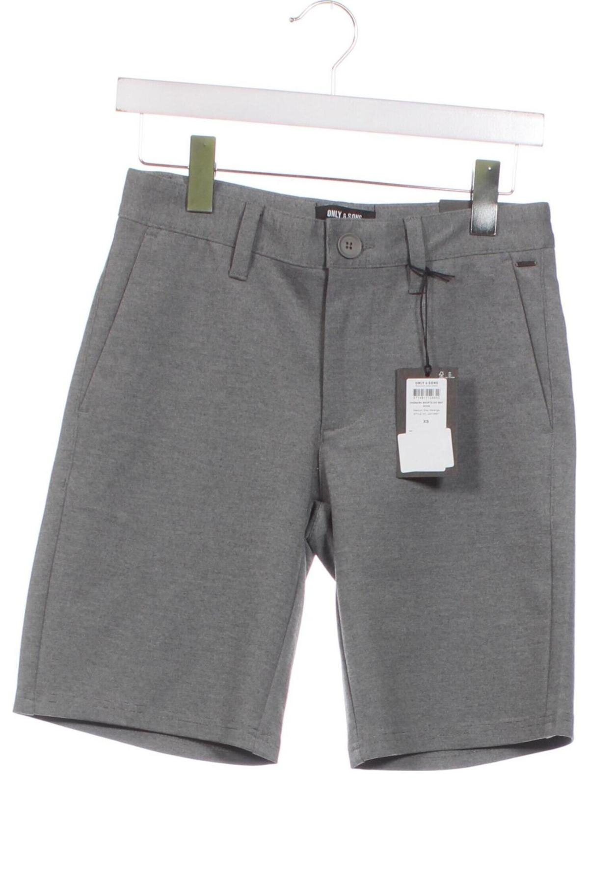Pantaloni scurți de bărbați Only & Sons, Mărime XS, Culoare Gri, Preț 131,58 Lei