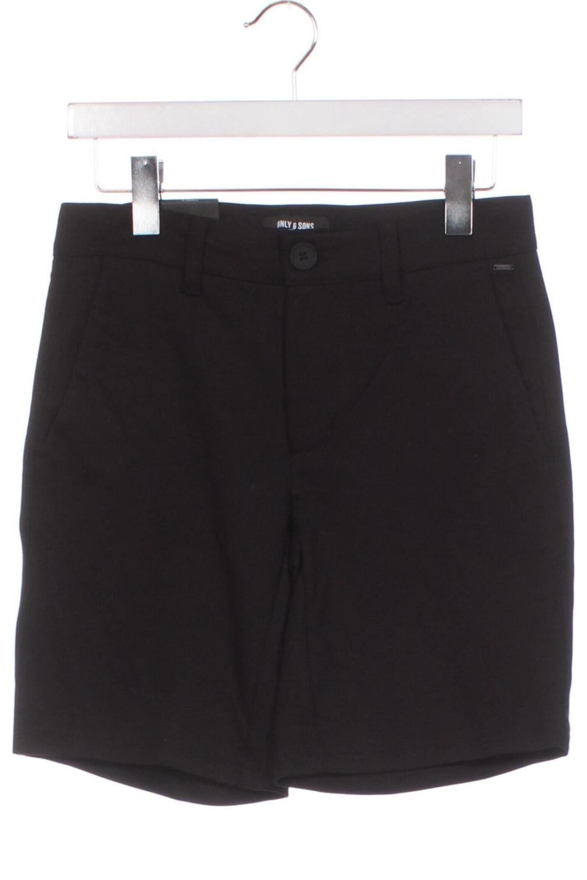 Pantaloni scurți de bărbați Only & Sons, Mărime XS, Culoare Negru, Preț 31,58 Lei