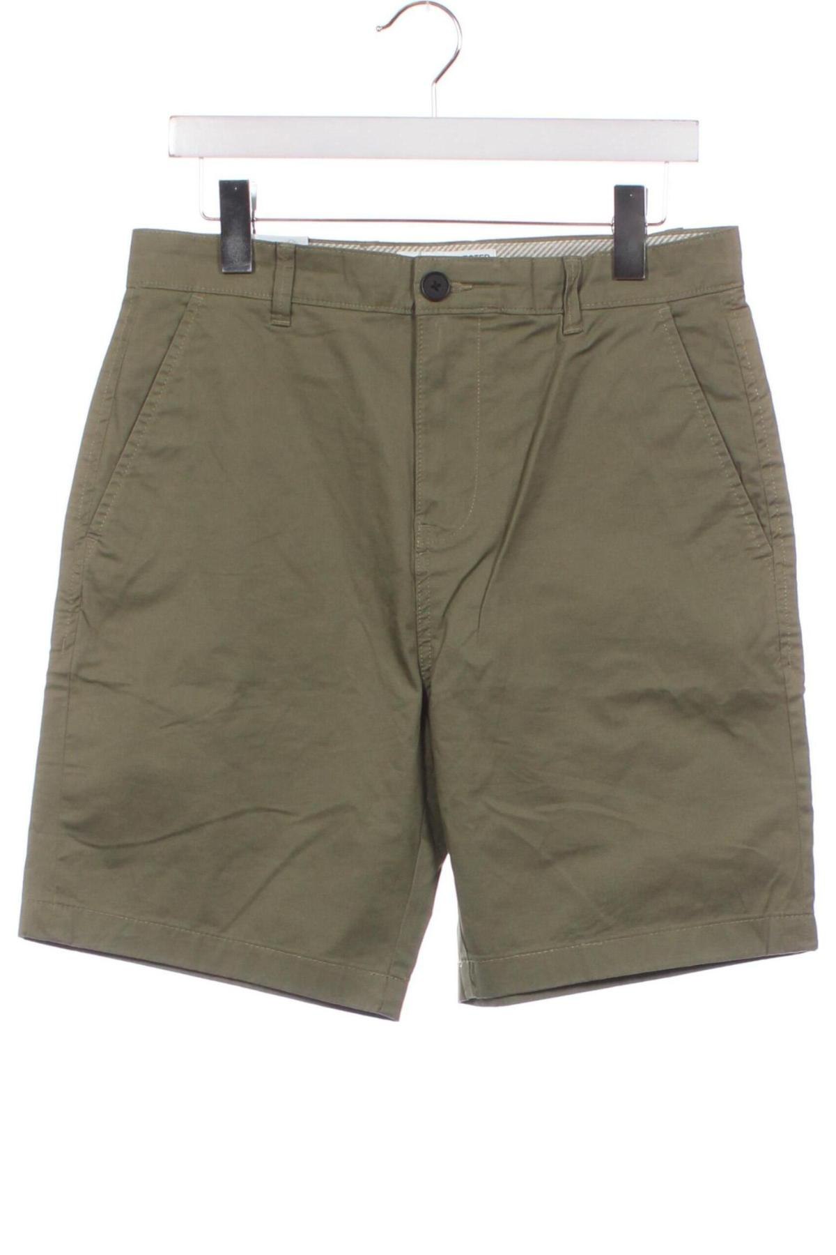 Мъжки къс панталон Selected Homme, Размер S, Цвят Зелен, Цена 54,00 лв.