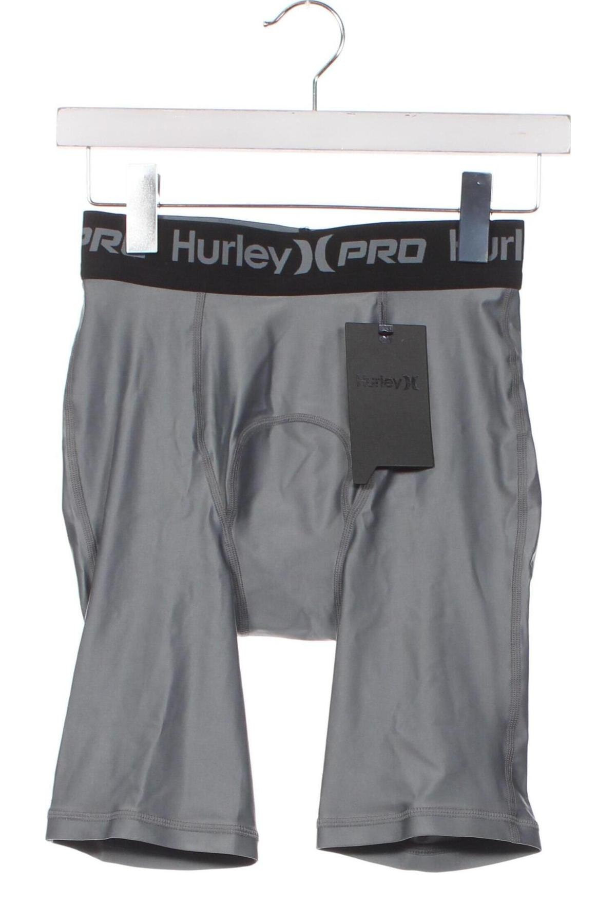 Herren Leggings Hurley, Größe S, Farbe Grau, Preis 10,39 €