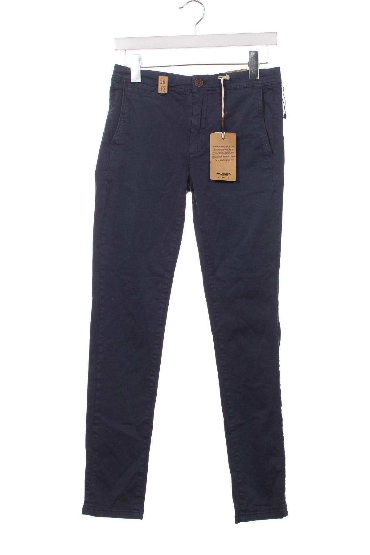 Pantaloni de bărbați Alcott, Mărime S, Culoare Albastru, Preț 57,50 Lei