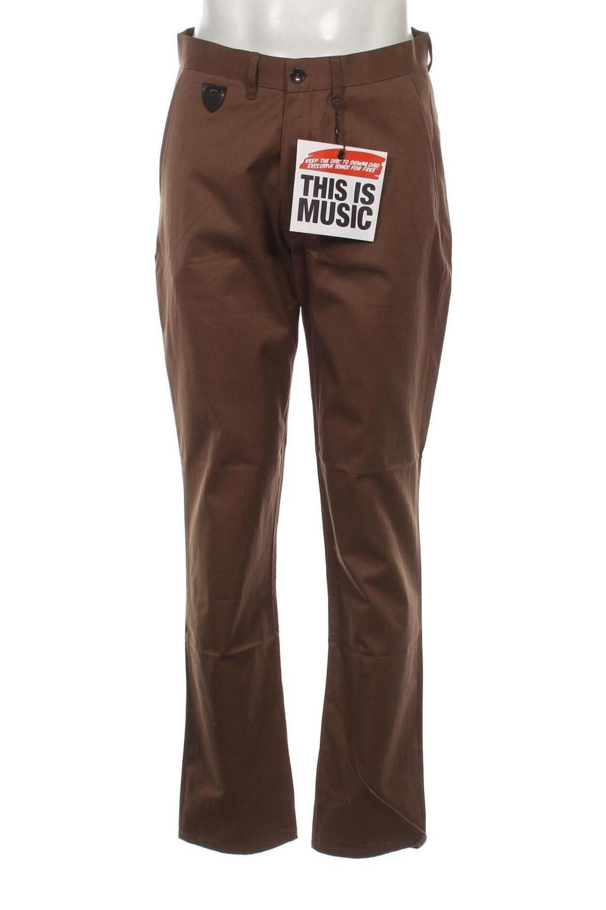 Мъжки панталон April 77, Размер S, Цвят Кафяв, Цена 132,00 лв.