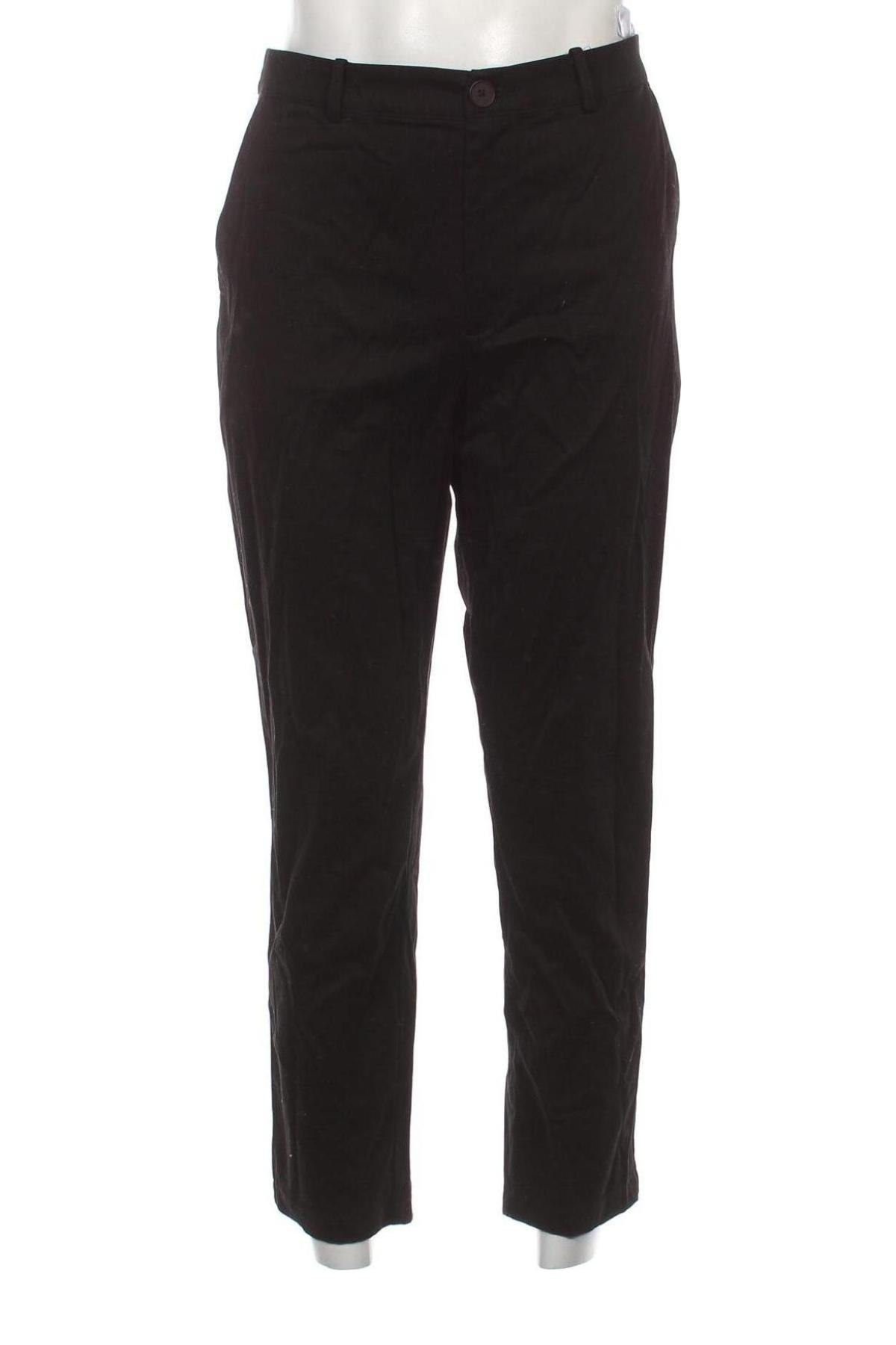 Ανδρικό παντελόνι Dan Fox X About You, Μέγεθος L, Χρώμα Μαύρο, Τιμή 10,76 €