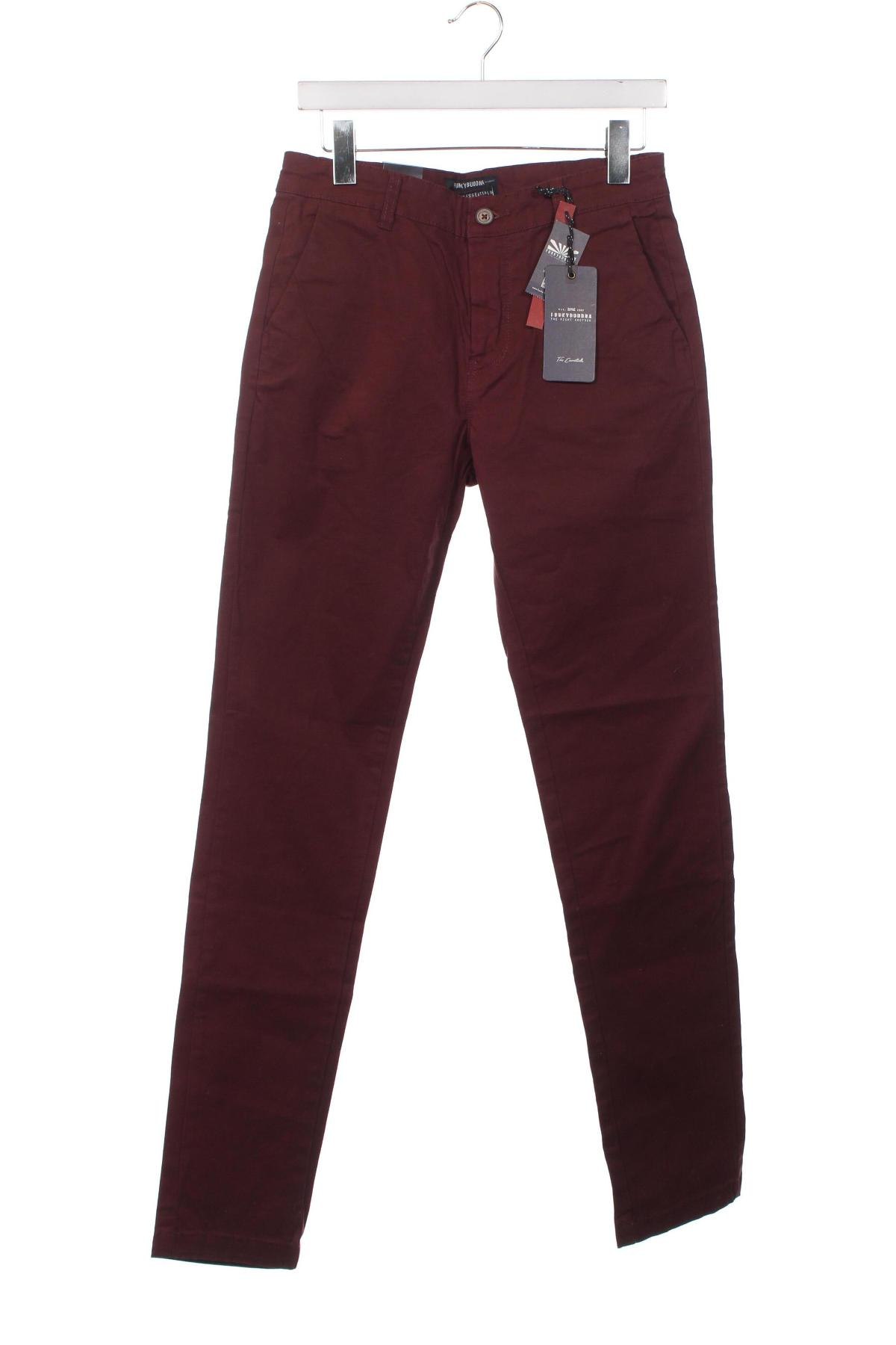 Pantaloni de bărbați Funky Buddha, Mărime S, Culoare Roșu, Preț 45,79 Lei