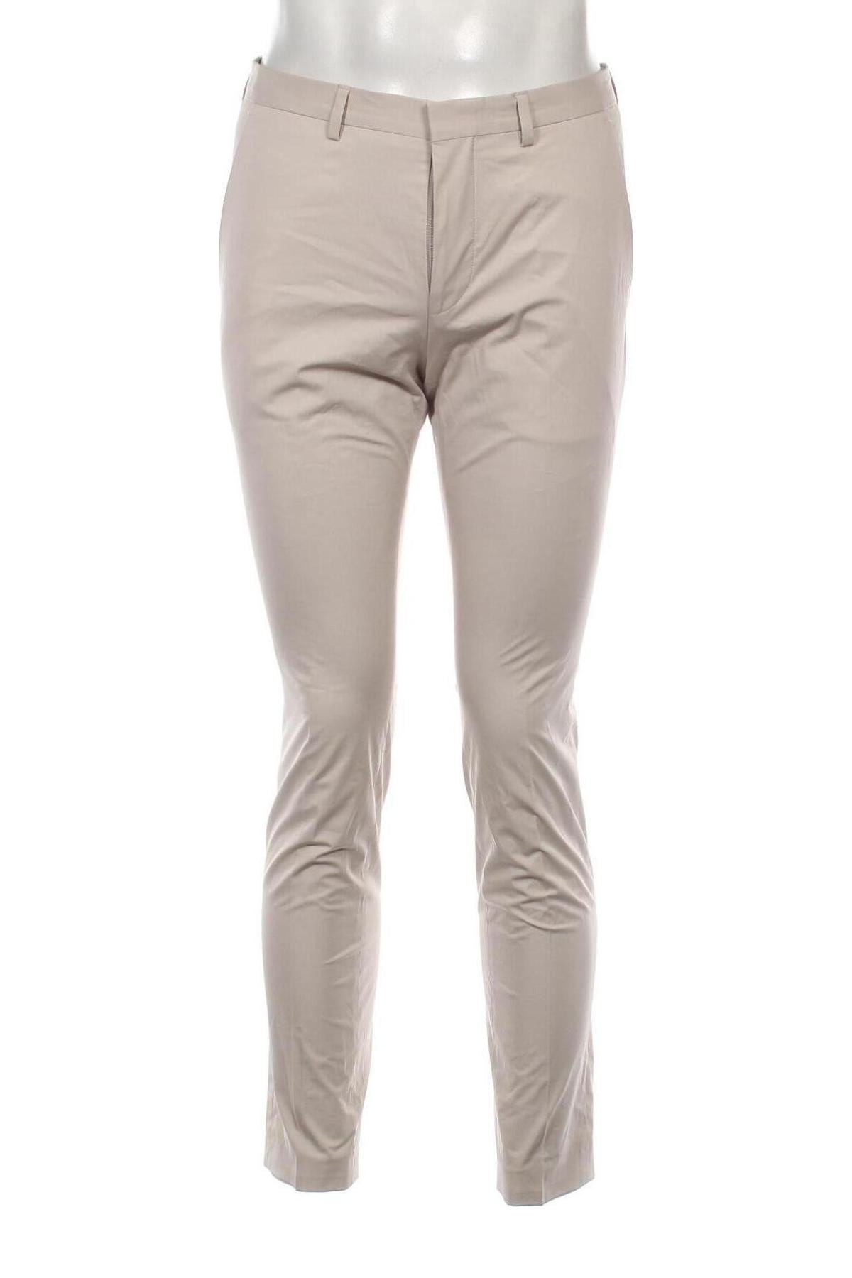 Мъжки панталон Hugo Boss, Размер M, Цвят Бежов, Цена 81,90 лв.