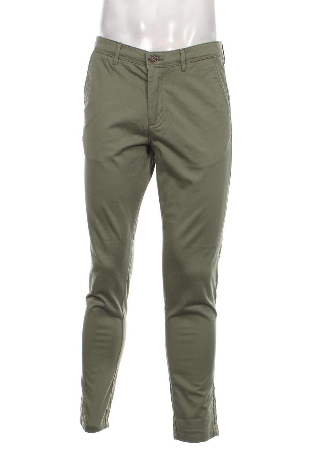 Мъжки панталон Jack & Jones, Размер M, Цвят Зелен, Цена 13,94 лв.