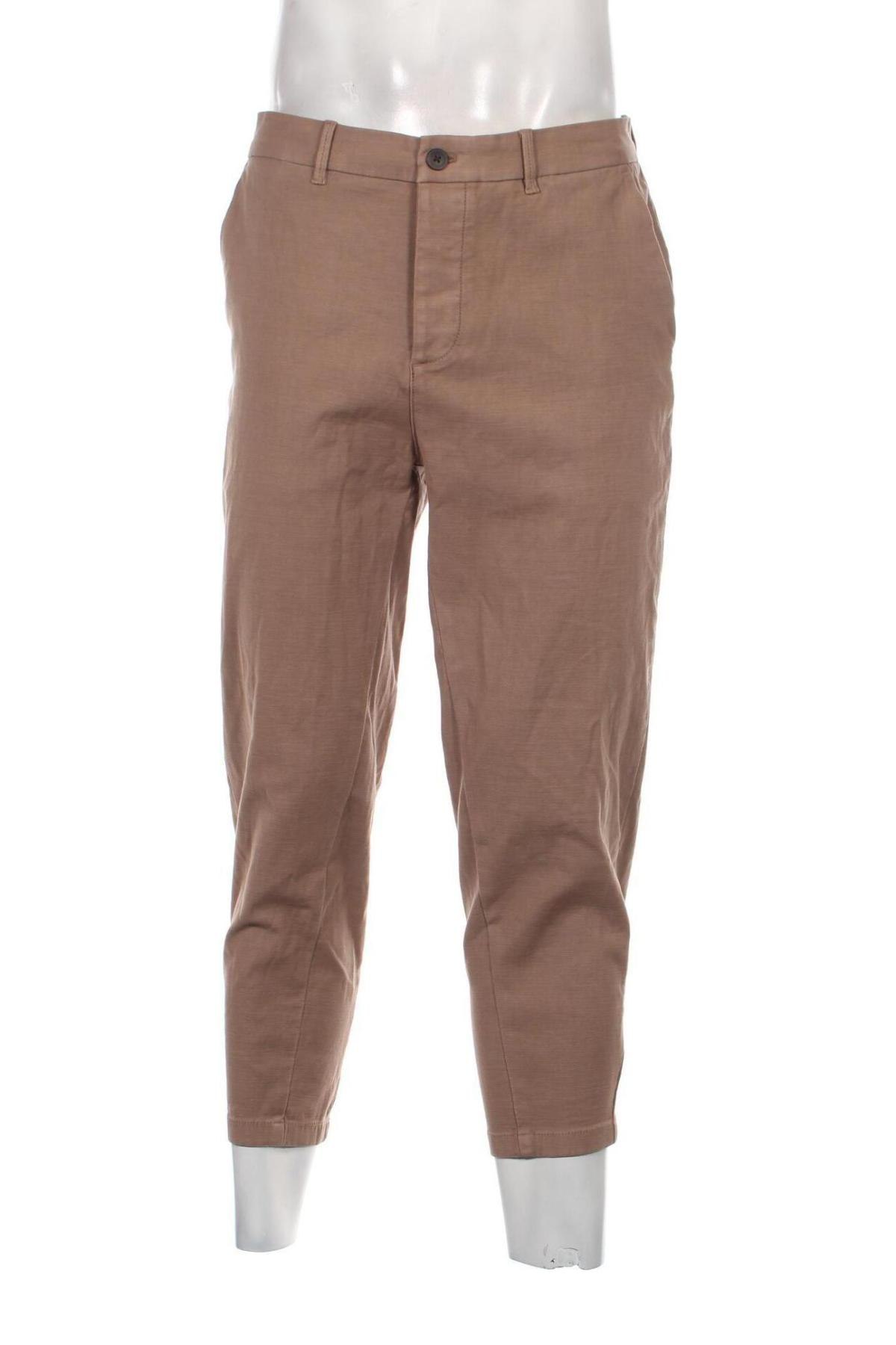 Pantaloni de bărbați Jack & Jones, Mărime M, Culoare Maro, Preț 37,76 Lei