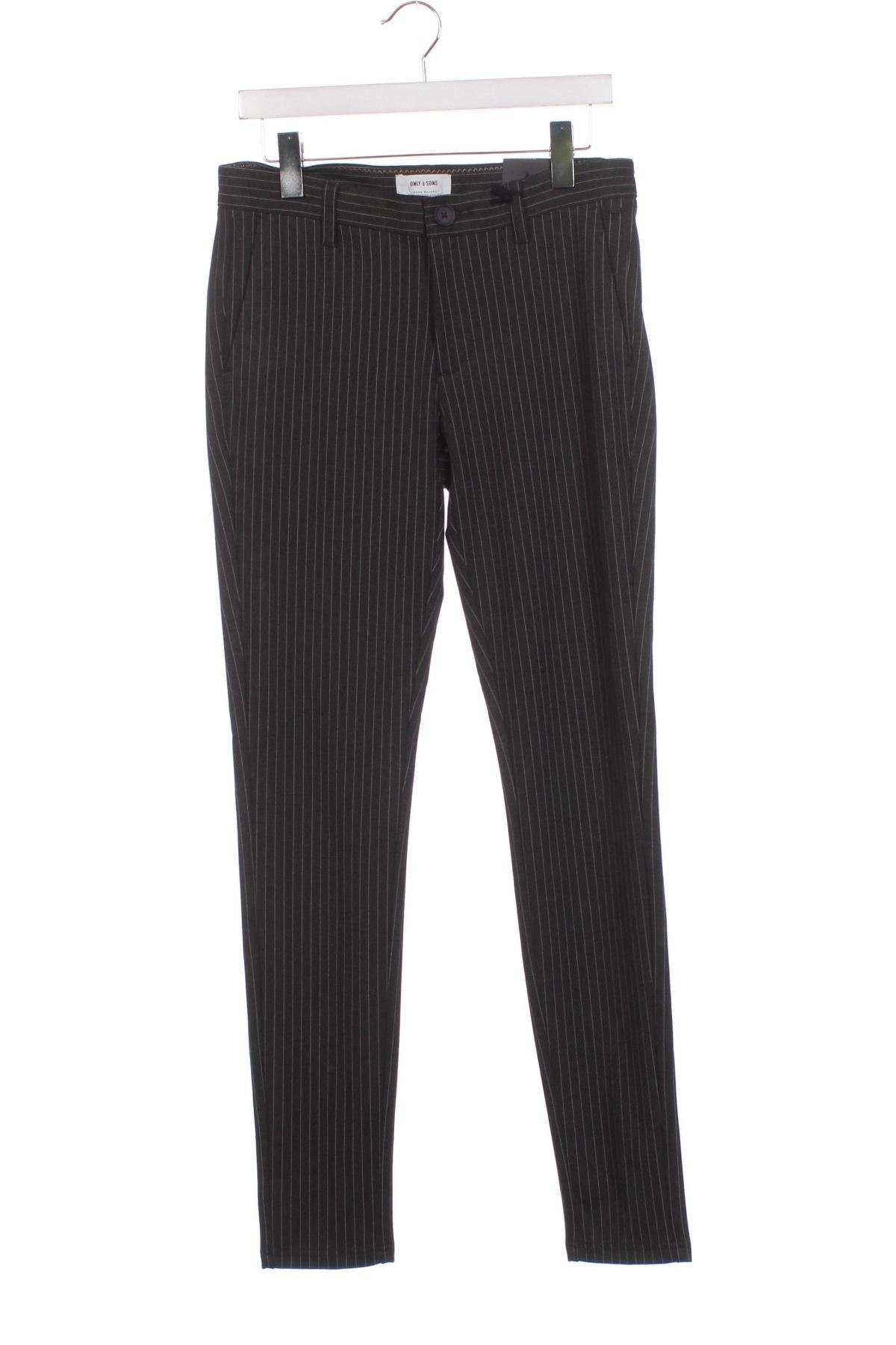 Мъжки панталон Only & Sons, Размер XS, Цвят Сив, Цена 14,72 лв.