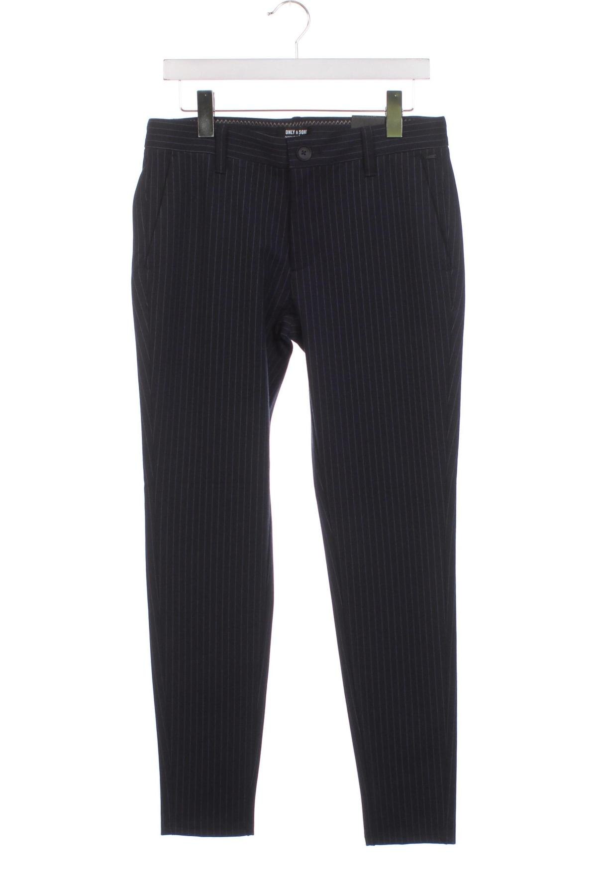 Pantaloni de bărbați Only & Sons, Mărime S, Culoare Albastru, Preț 24,99 Lei