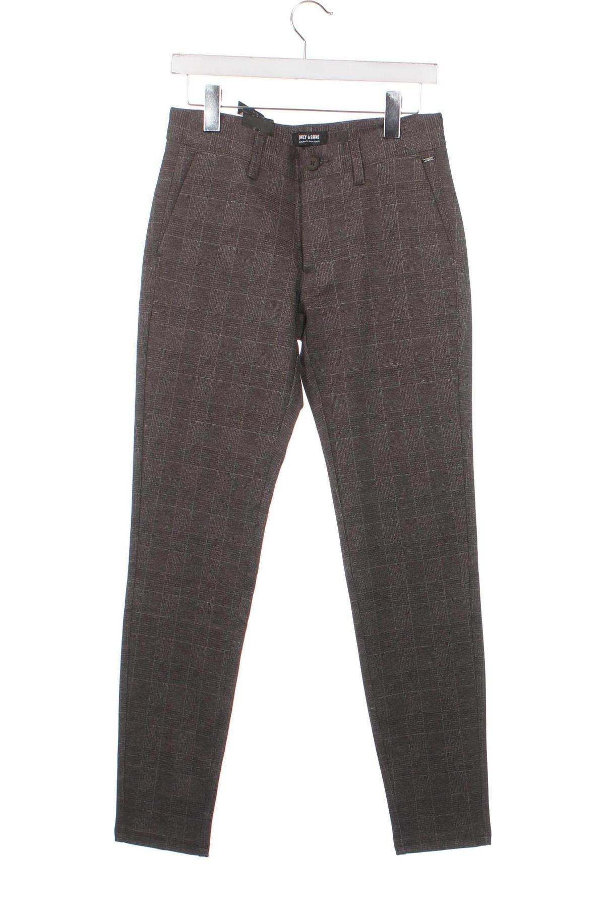 Мъжки панталон Only & Sons, Размер S, Цвят Сив, Цена 15,18 лв.