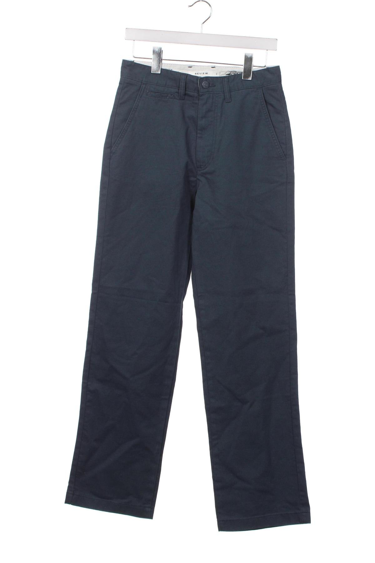 Pantaloni de bărbați Review, Mărime XS, Culoare Albastru, Preț 48,65 Lei