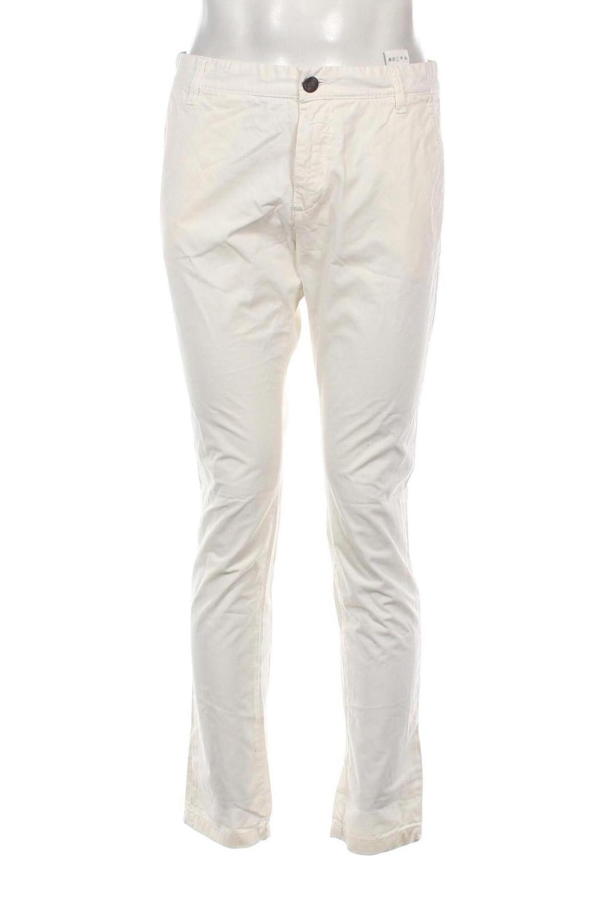 Pantaloni de bărbați Rich & Royal, Mărime M, Culoare Alb, Preț 26,05 Lei