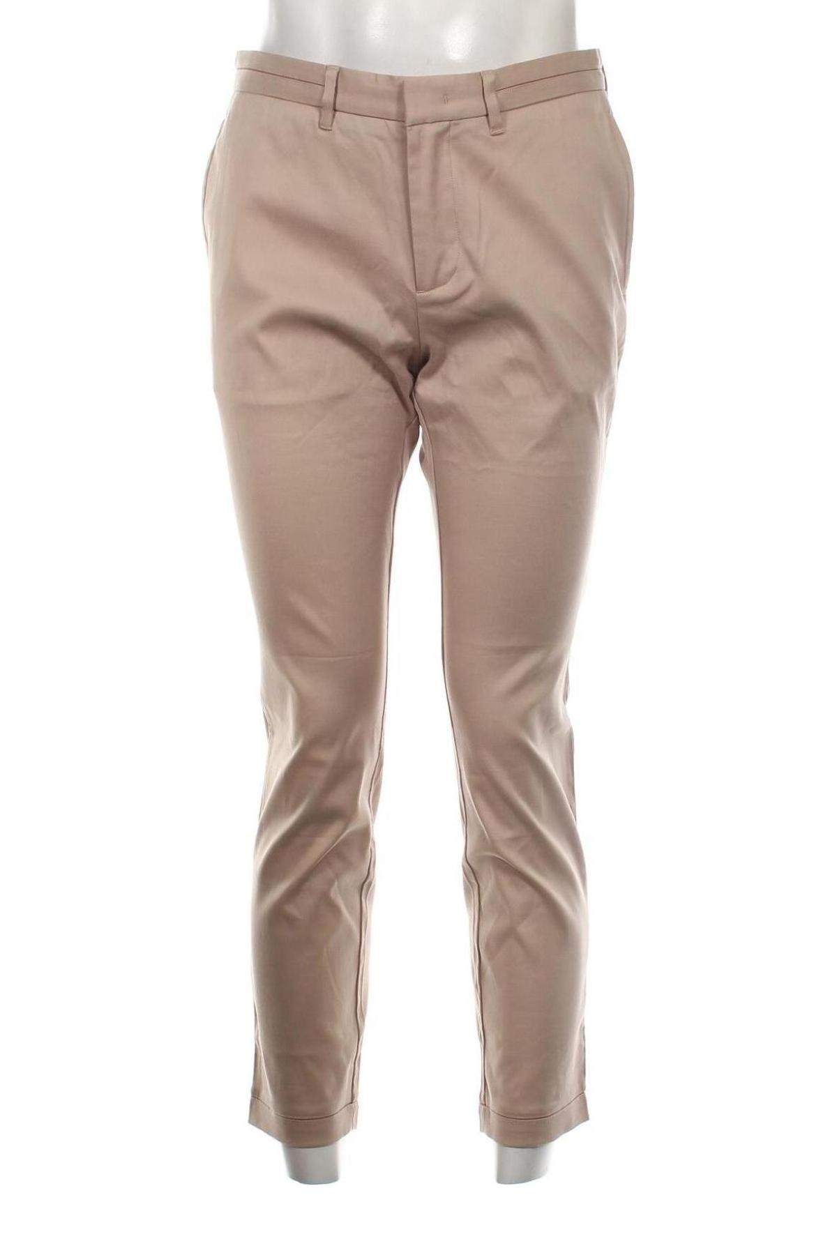 Pantaloni de bărbați Selected Homme, Mărime M, Culoare Bej, Preț 37,50 Lei