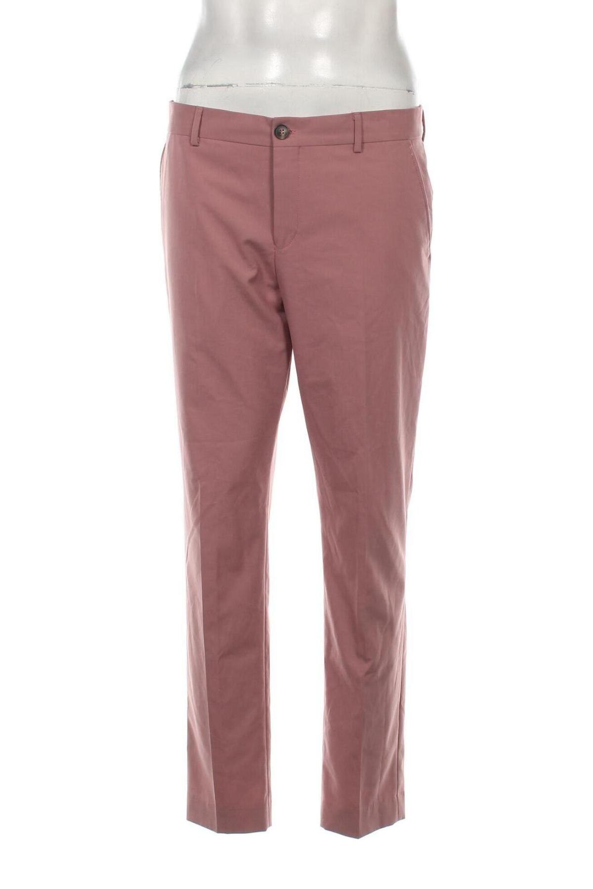 Pantaloni de bărbați Selected Homme, Mărime L, Culoare Roz, Preț 34,38 Lei