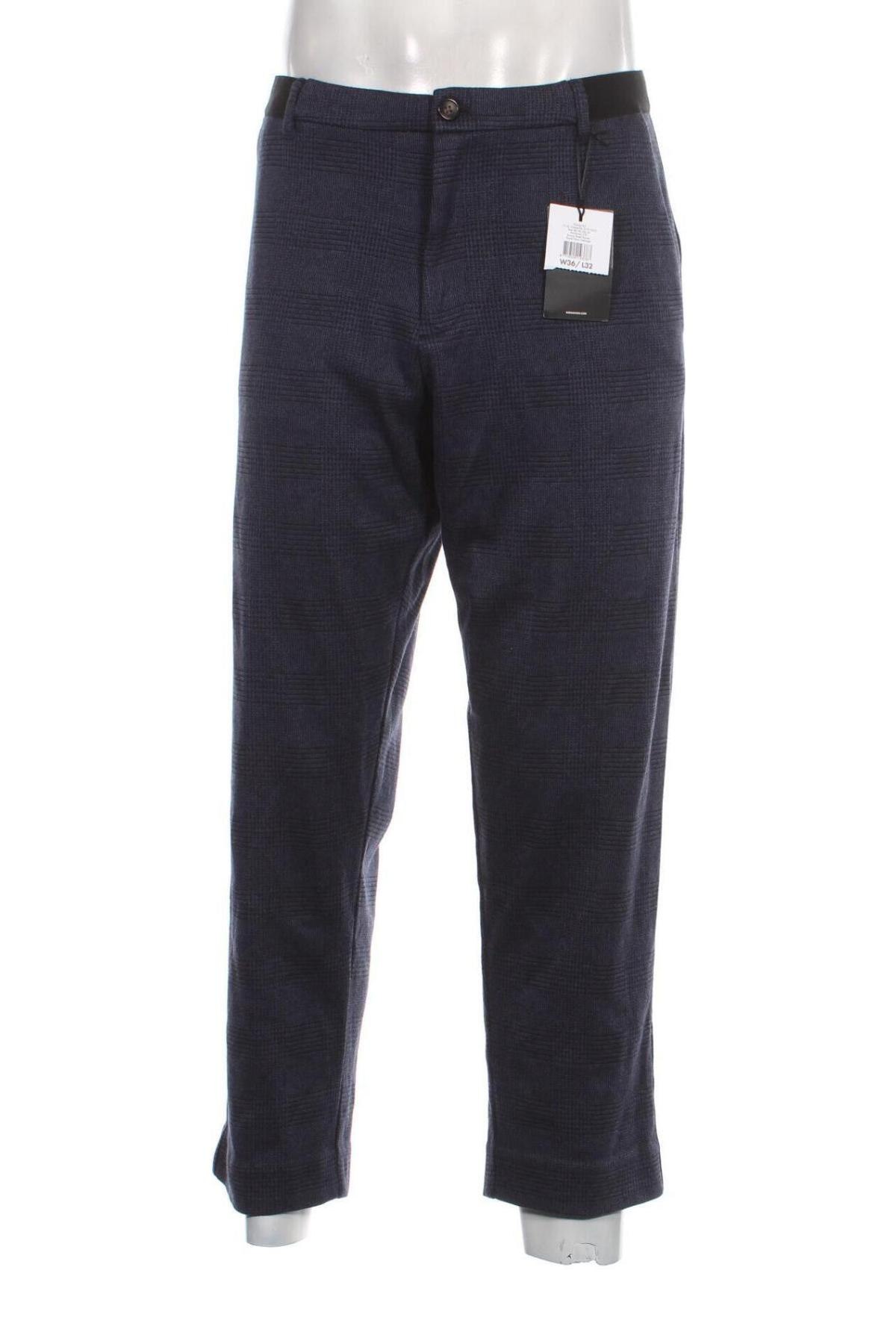Ανδρικό παντελόνι WE, Μέγεθος L, Χρώμα Μπλέ, Τιμή 3,98 €