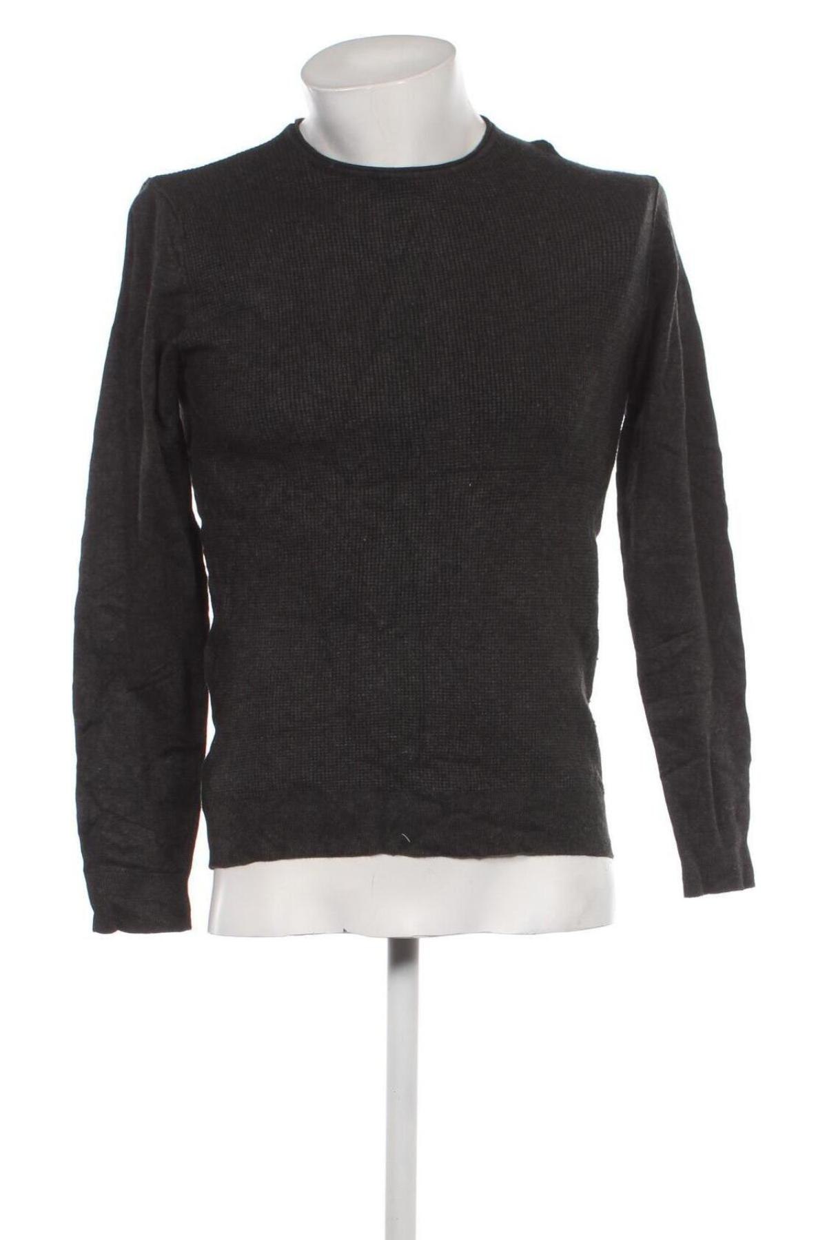 Ανδρικό πουλόβερ Cotton&silk, Μέγεθος M, Χρώμα Γκρί, Τιμή 6,28 €