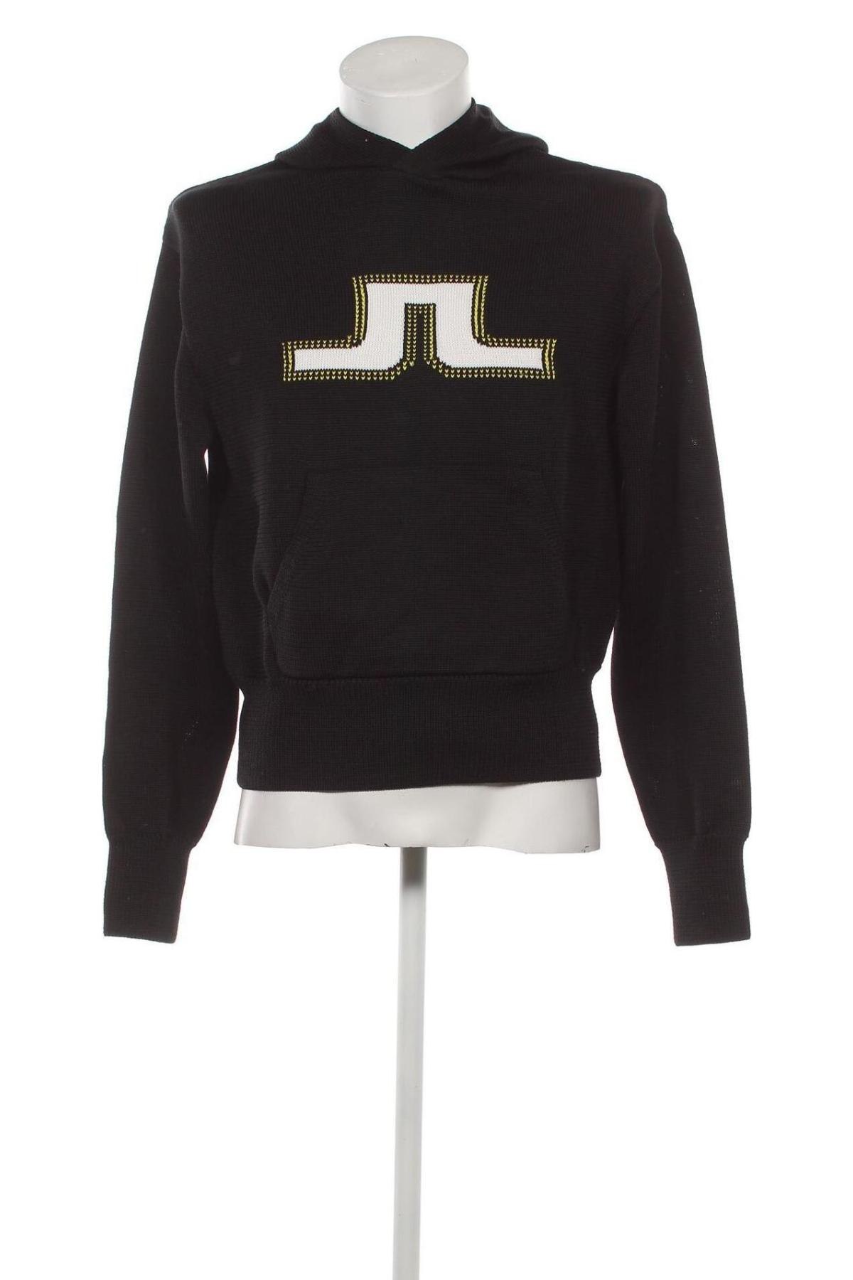 Мъжки пуловер J.Lindeberg, Размер XS, Цвят Черен, Цена 43,71 лв.